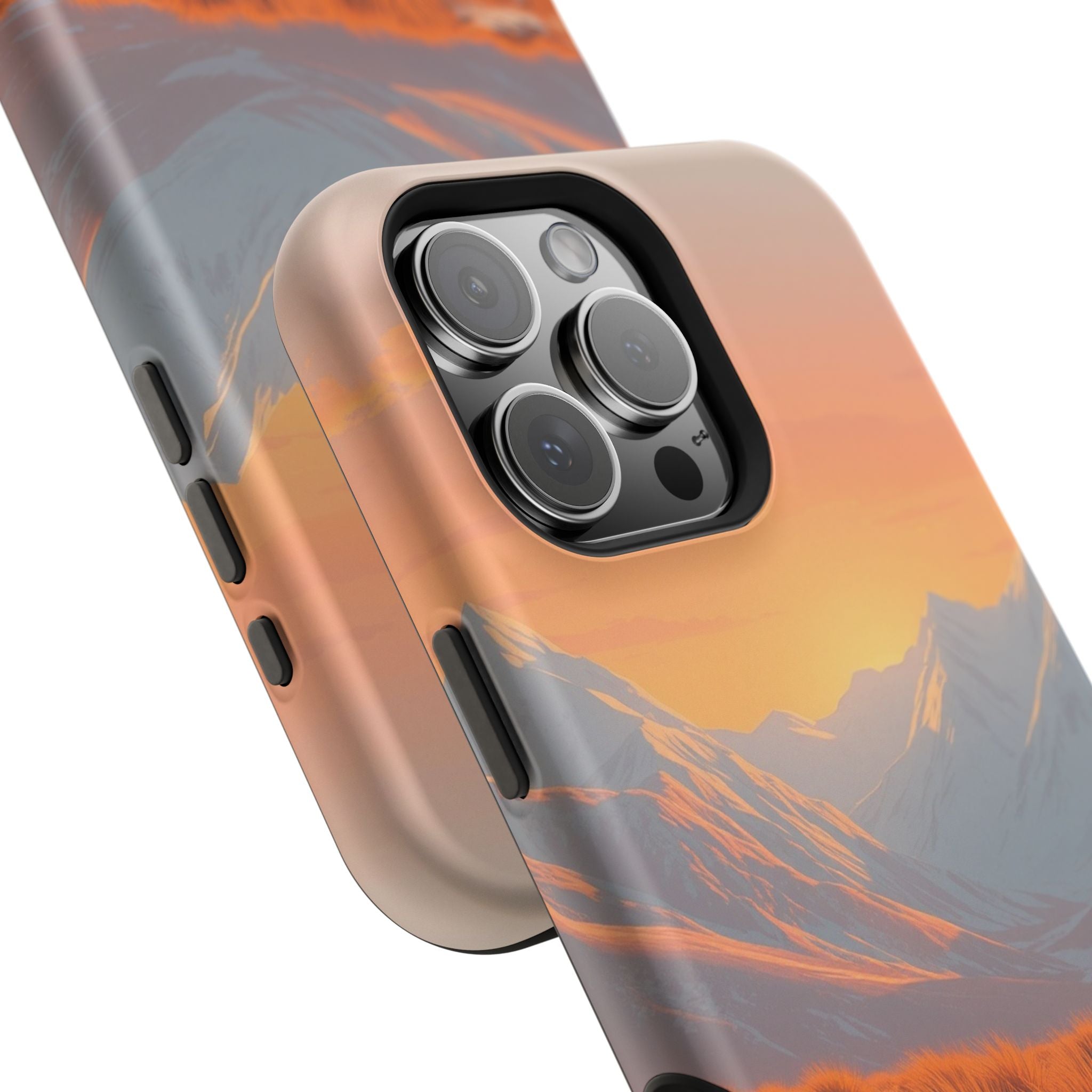 iPhone Sunset Amber And Peach Arctic Tundra Slim iPhone Everyday · iPhone Case