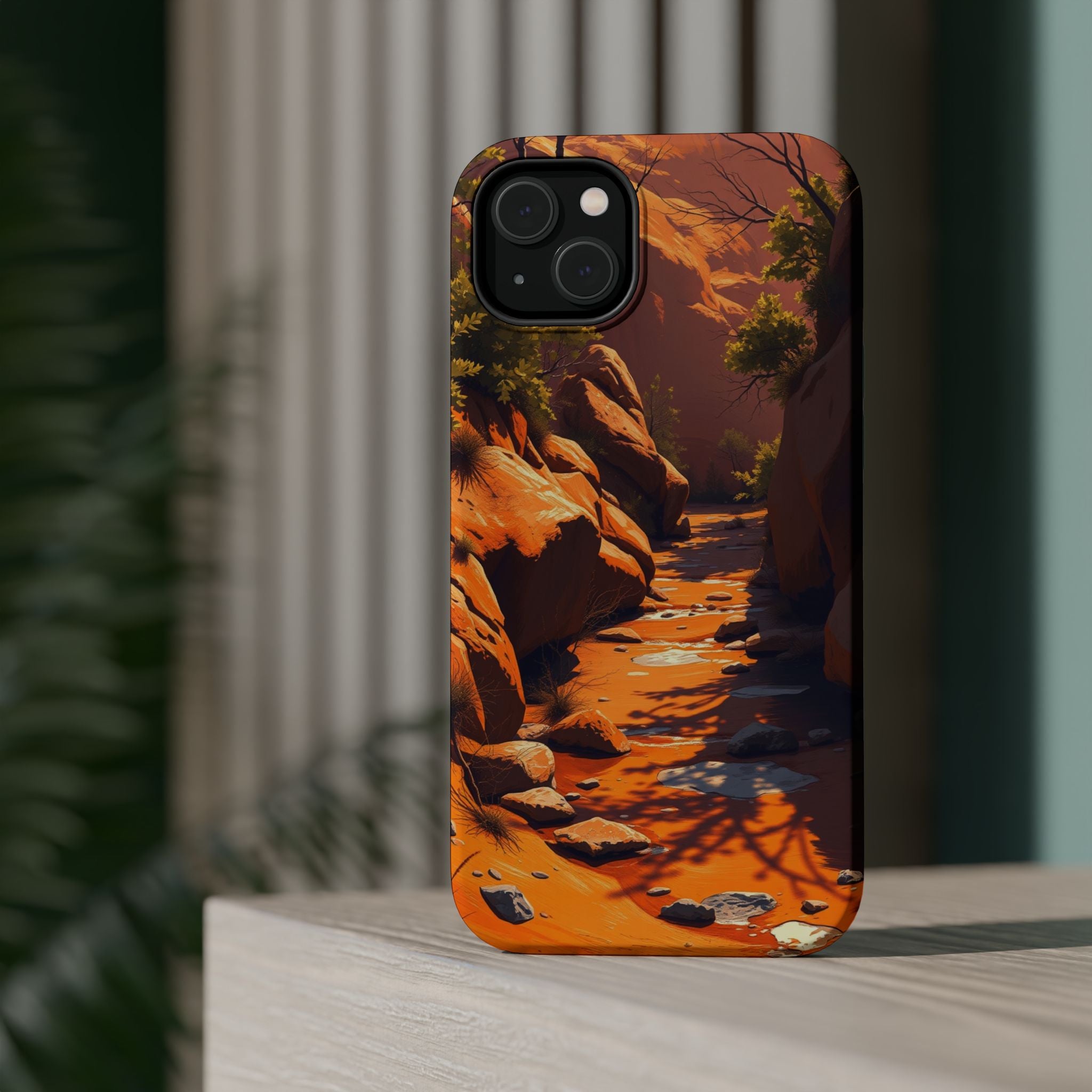 iPhone Spring Creek Bold Art Slim Everyday Designer Case · iPhone Case