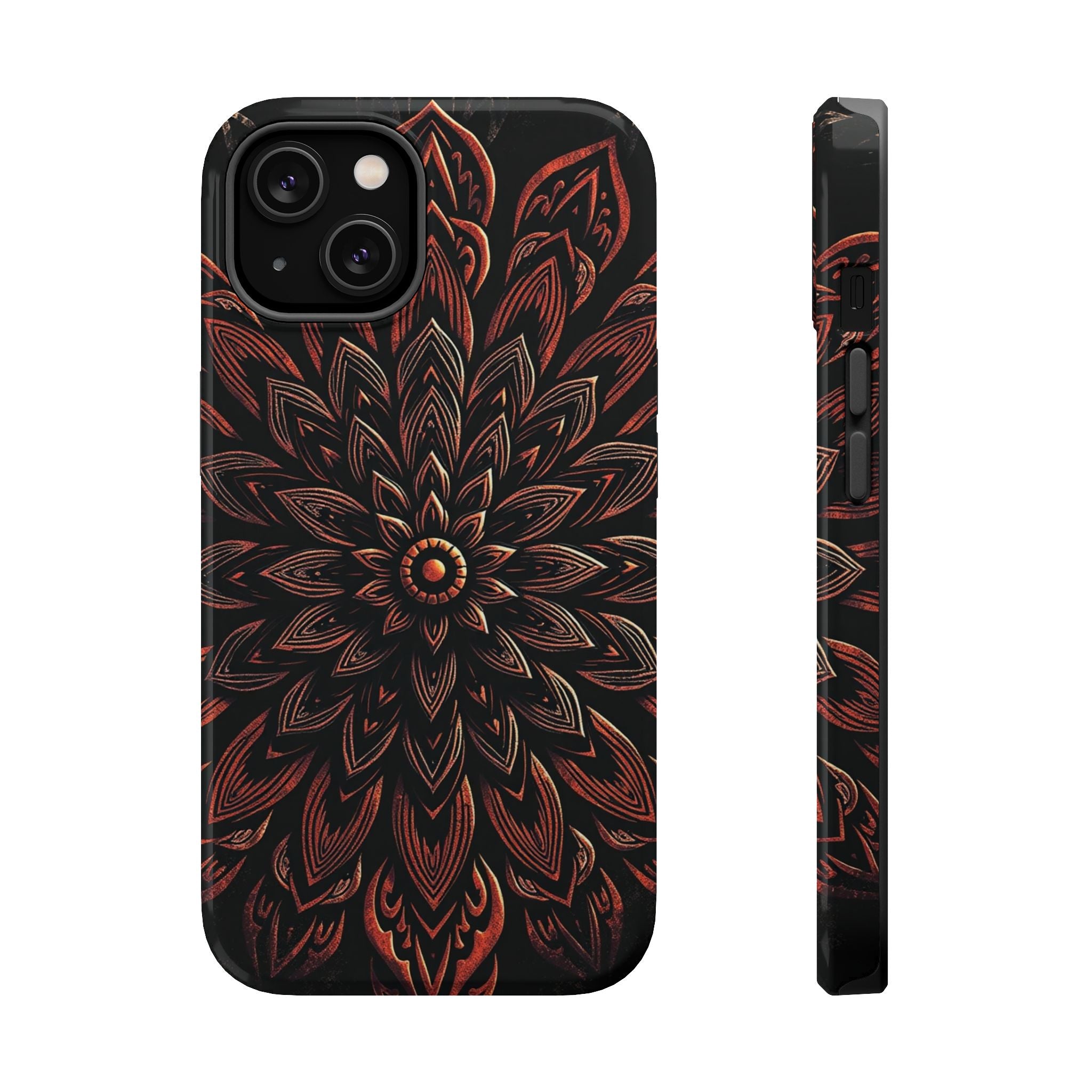 iPhone Floral Mandala Vintage Retro Poster Slim iPhone Everyday · iPhone Case