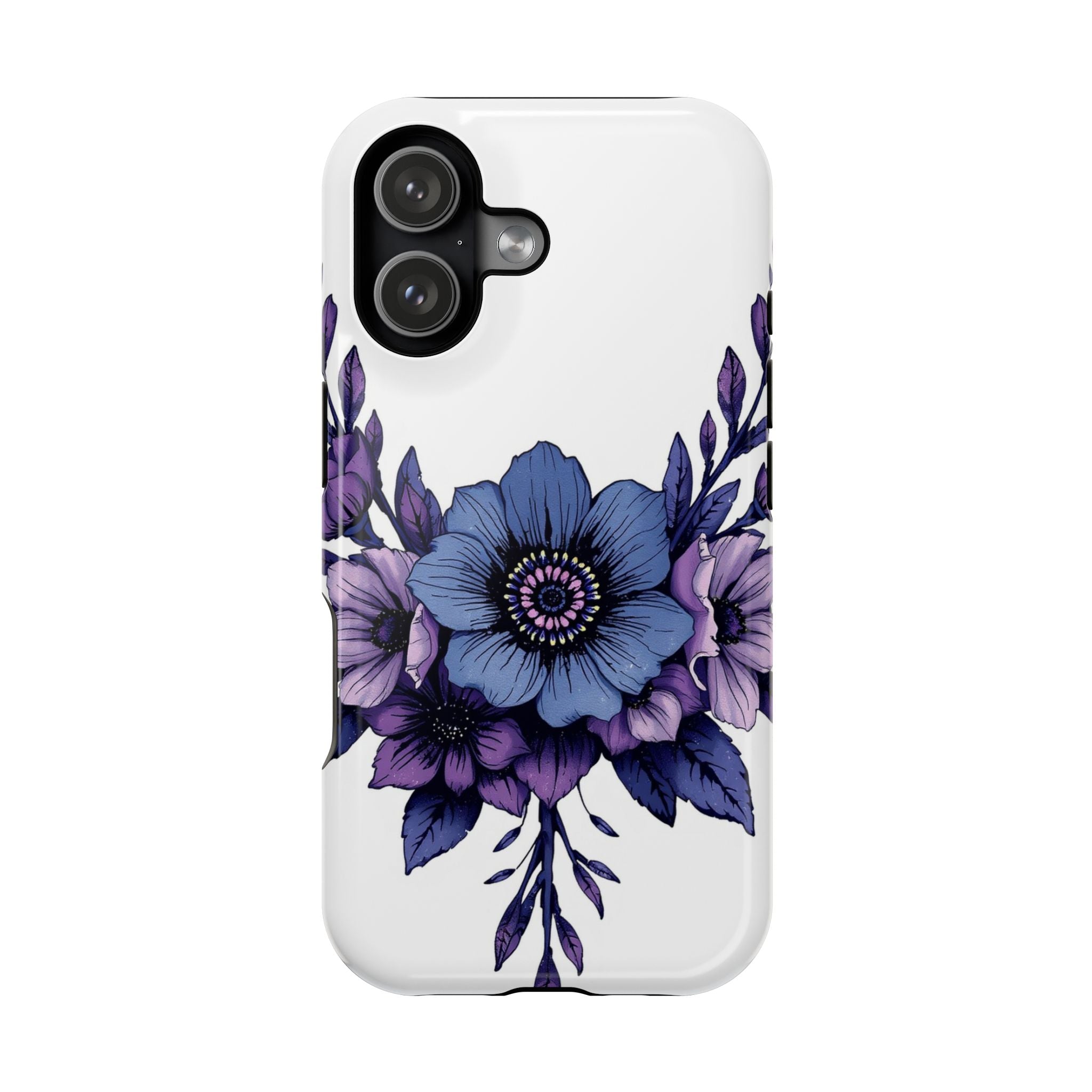 iPhone Floral Crown Grunge Distressed Slim Everyday Designer Case · iPhone Case