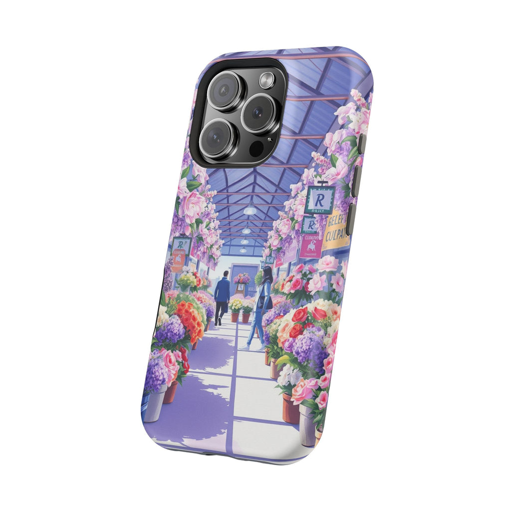 iPhone Flower Market Cinematic Art Clean Minimal Snap Cas Slim Snap Case · iPhon