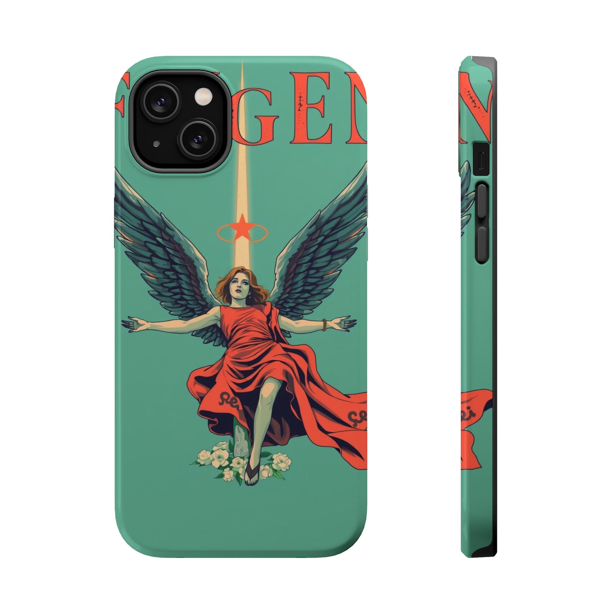 iPhone Radiant Fallen Angel Design Bold Modern Everyday Snap Case · iPhone Case