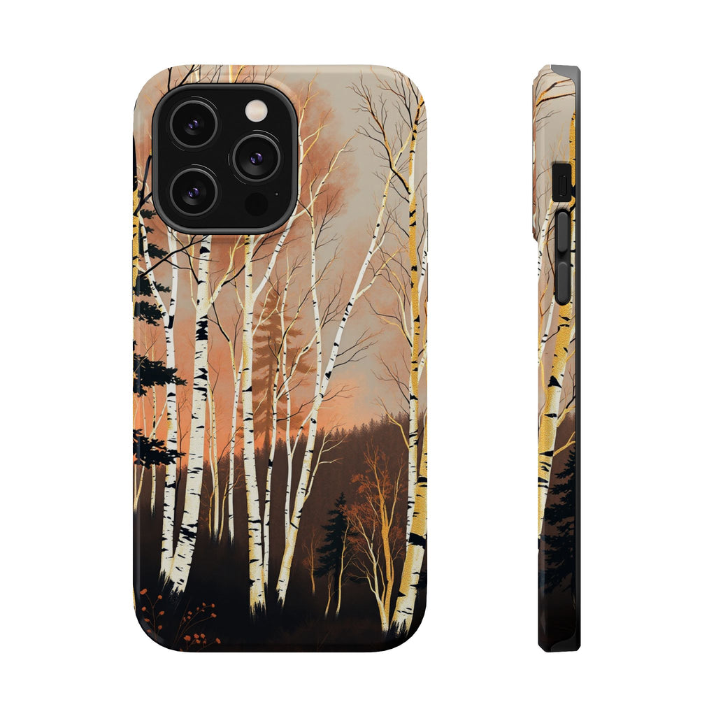 iPhone Birch Grove Mystic Art 14 Bold Modern Everyday Snap Case · iPhone Case