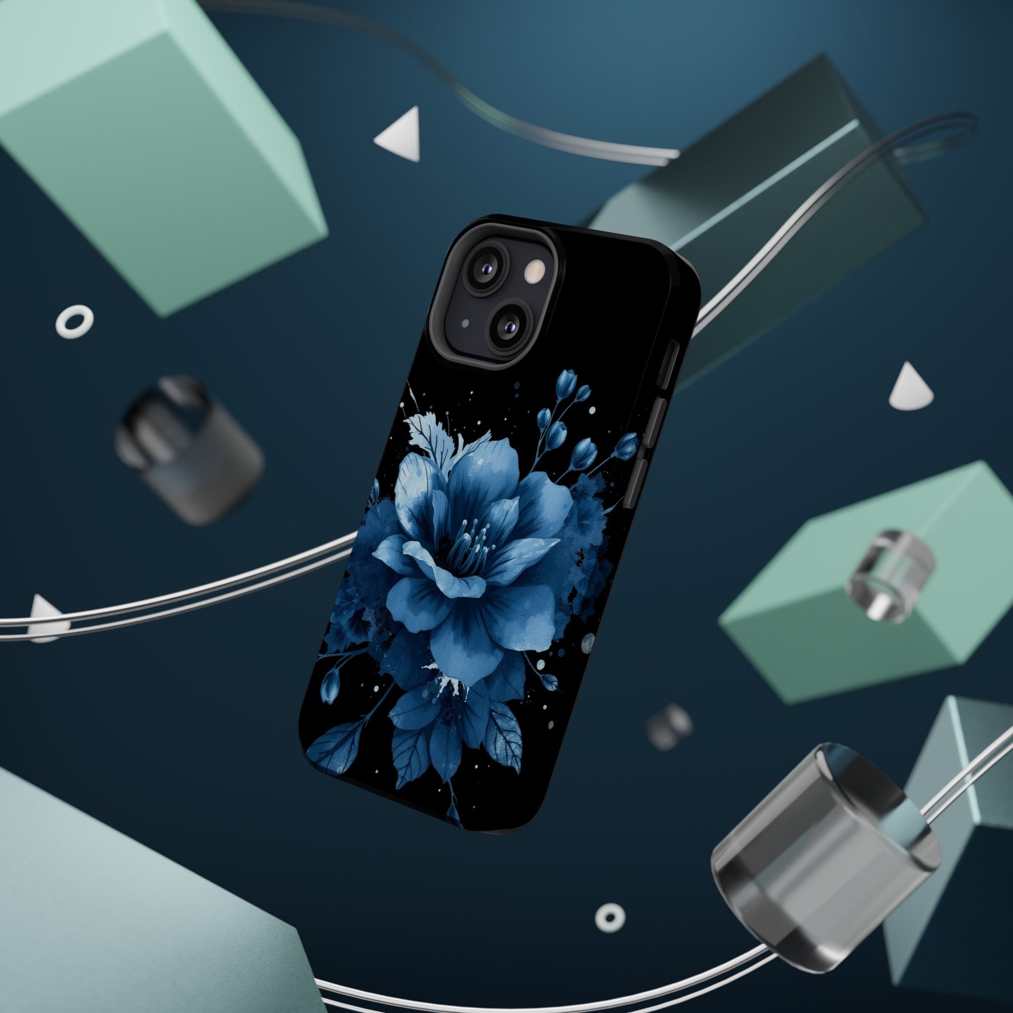 iPhone Serene Floral Watercolor Splash Design Slim Everyday Designer · iPhone Ca