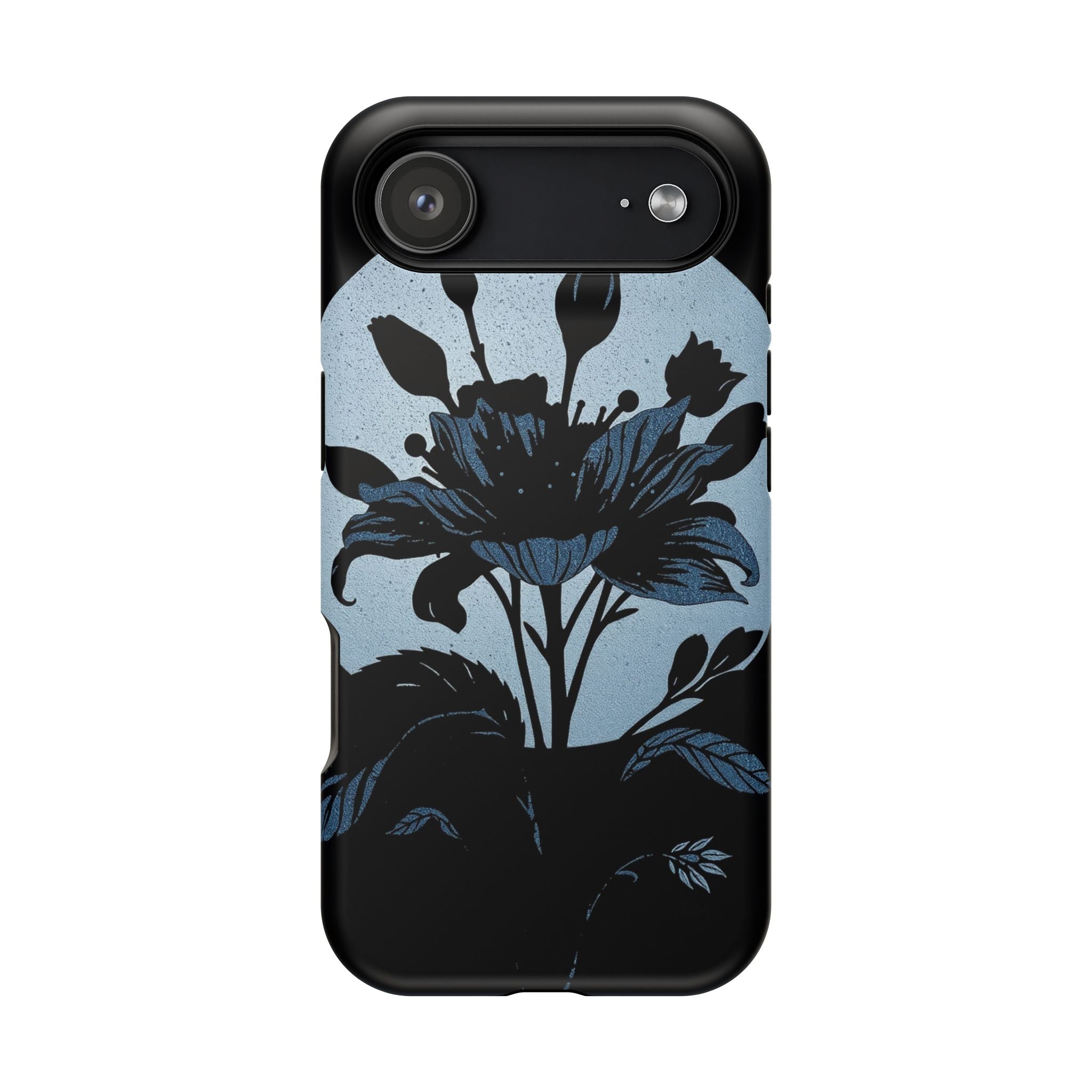 iPhone Radiant Floral Silhouette Design Slim Everyday Designer Case · iPhone Cas
