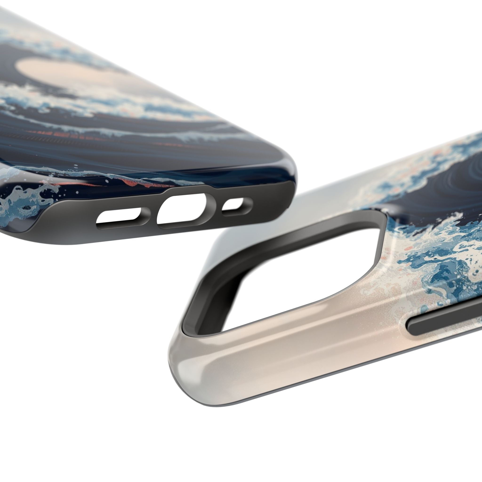 iPhone Ocean Wave Crash Grunge Distressed Slim iPhone Everyday Designer · iPhone