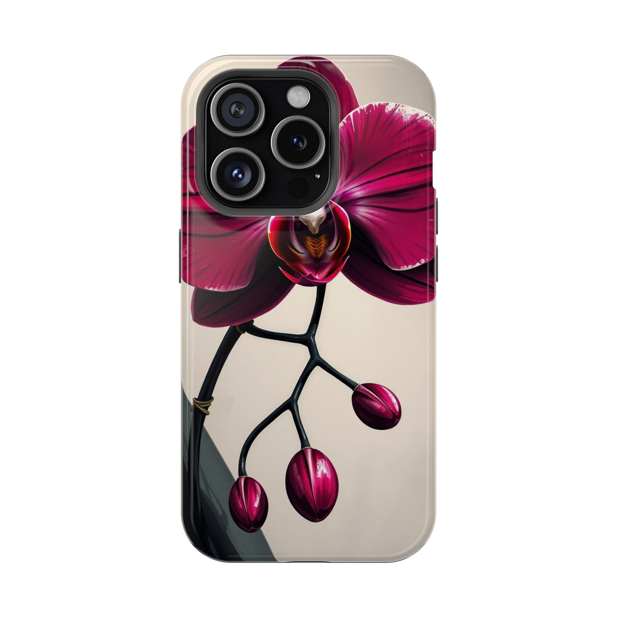 iPhone Orchid Study Enchanted Art Bold Modern Everyday Snap Case · iPhone Case