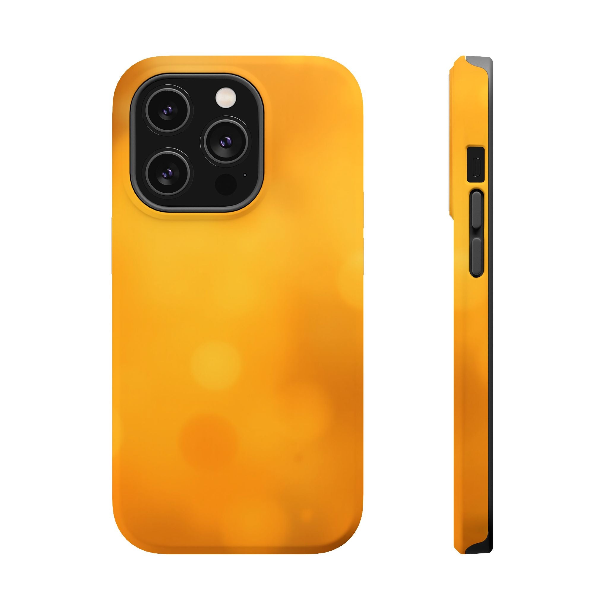 iPhone Mustard And Rust Pixel Blur Bold Modern Everyday Snap Case · iPhone Case