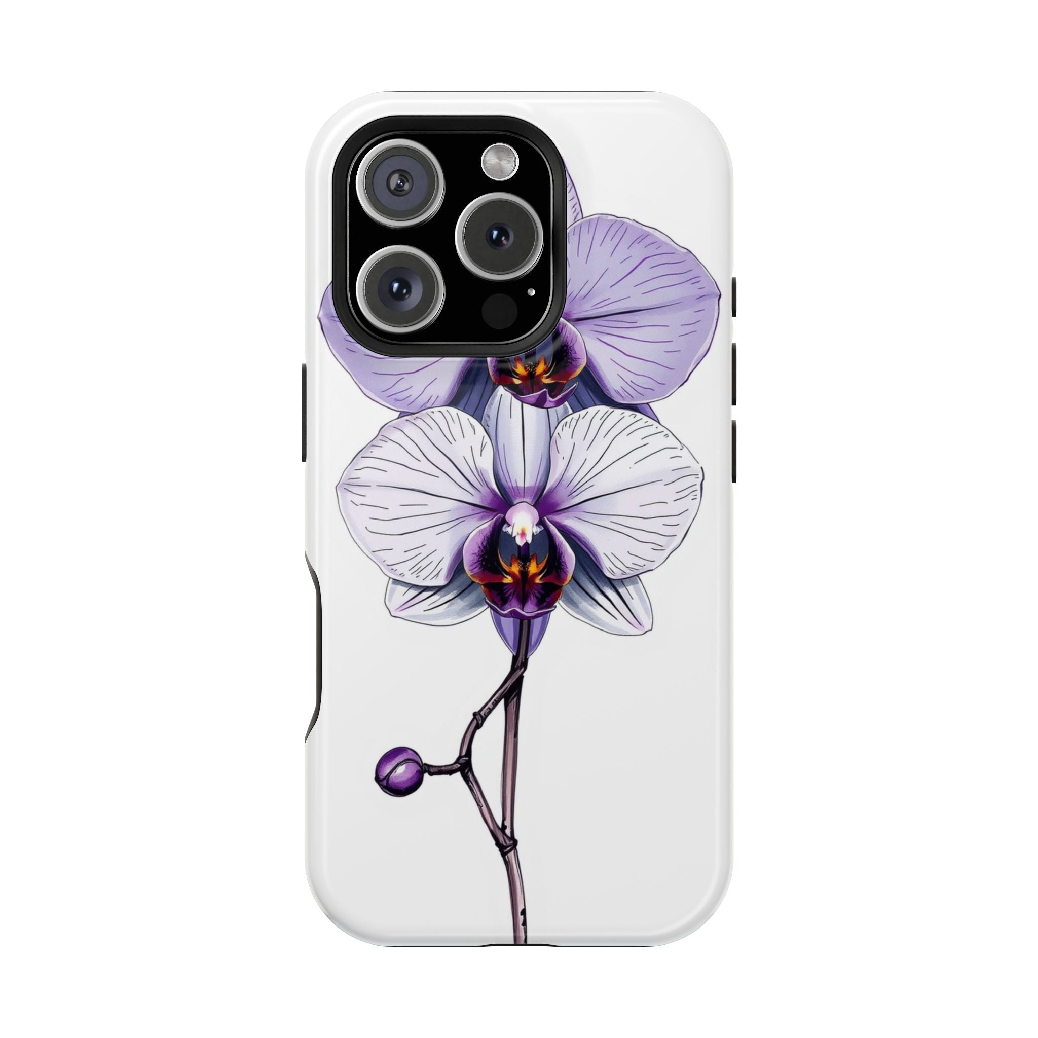 iPhone Orchid Study Hand-Drawn Sketch Slim Everyday Designer Case · iPhone Case