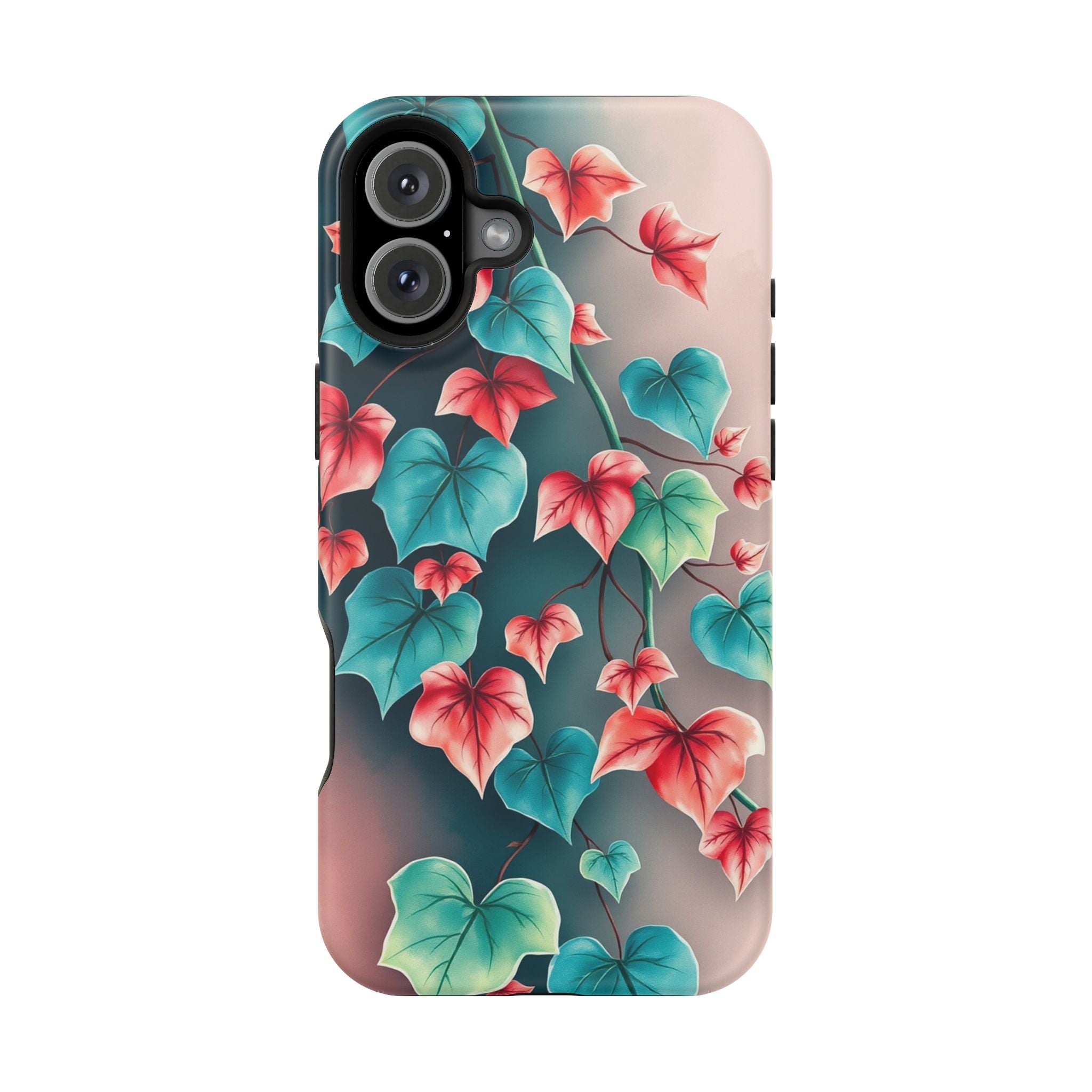 iPhone Art Nouveau Vine Teal And Coral Slim Snap Case · iPhone Case