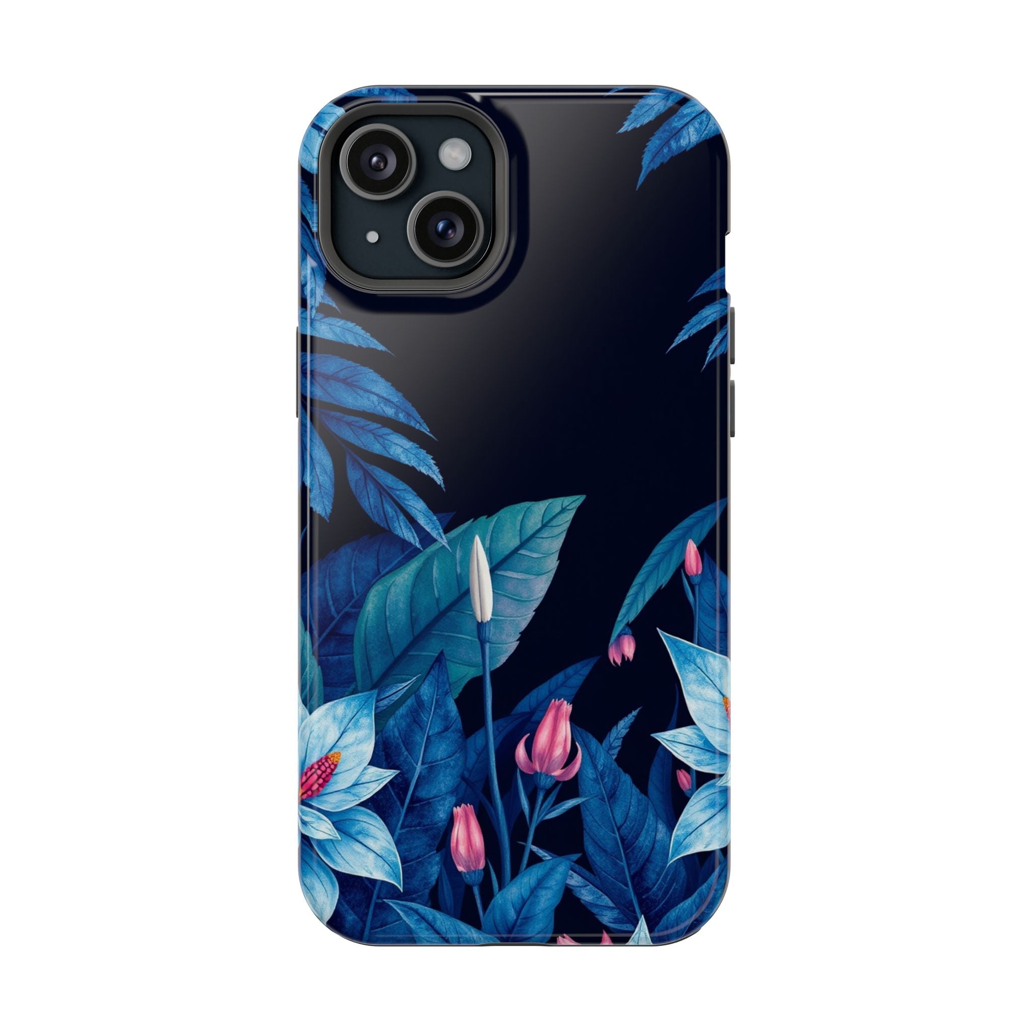 iPhone Serene Jungle Floral Design Clean Minimal Snap Cas Slim Snap Case · iPhon