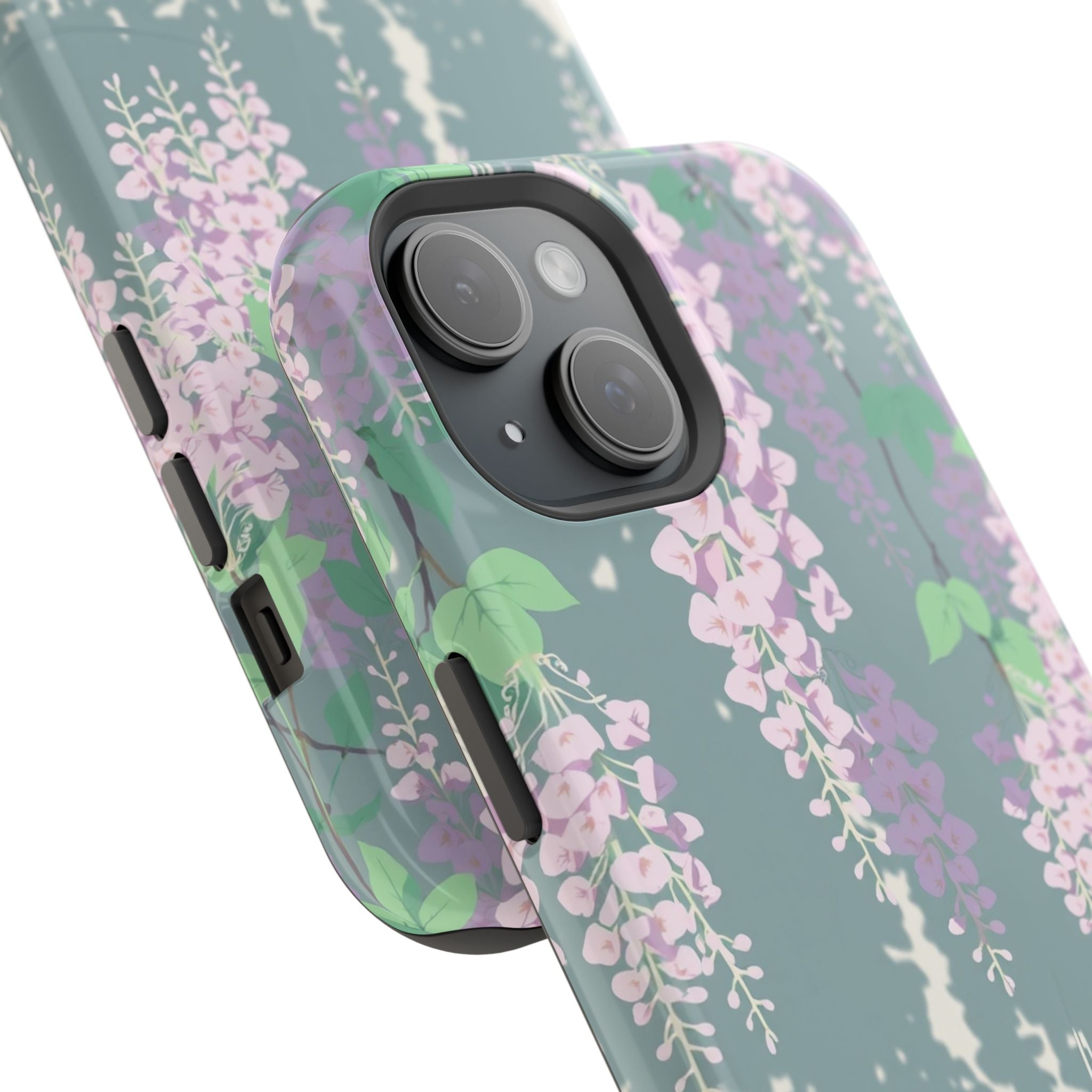 iPhone Dreamy Wisteria Cascade Design Slim Everyday Designer Case · iPhone Case