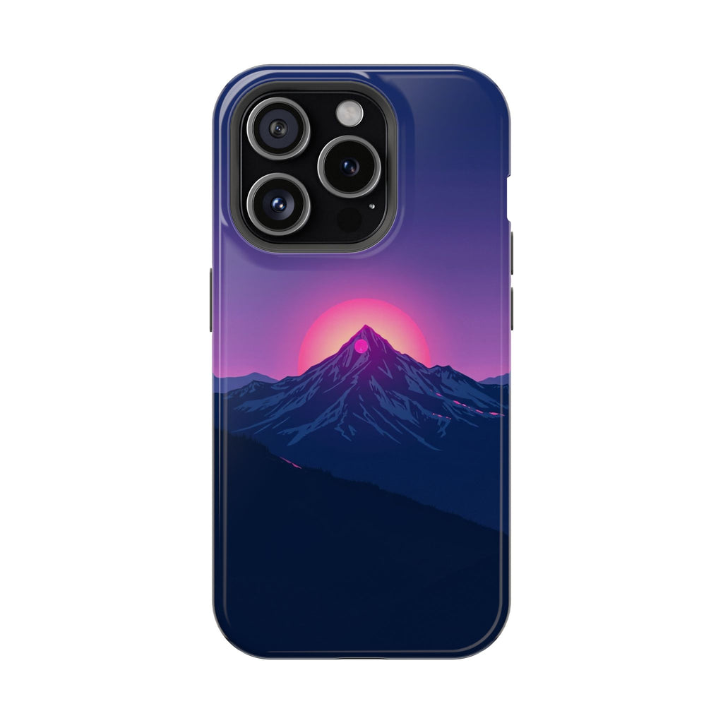 iPhone Mountain at Sunrise Electric Art Slim Everyday iPhone 15 · iPhone Case