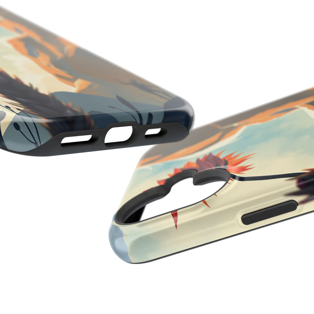 iPhone Bud Burst Vibrant Watercolor Artistic Everyday Cas Slim Snap Case · iPhon