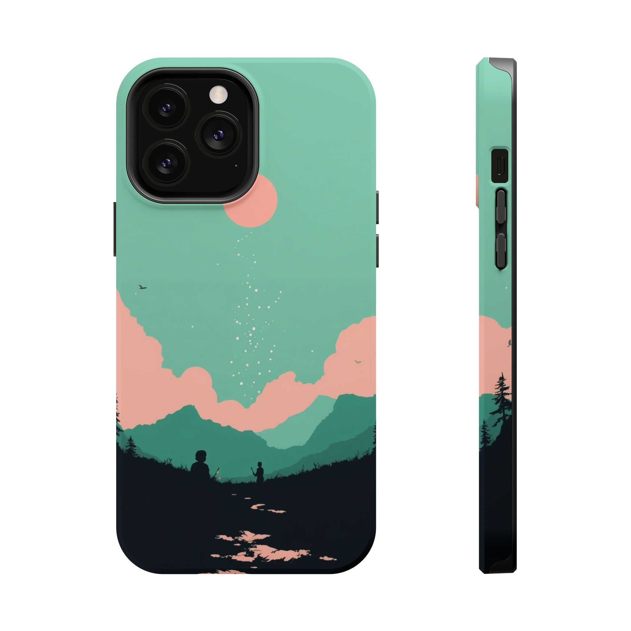 iPhone Magnetic Field Electric Art Bold Modern Everyday Snap Case · iPhone Case