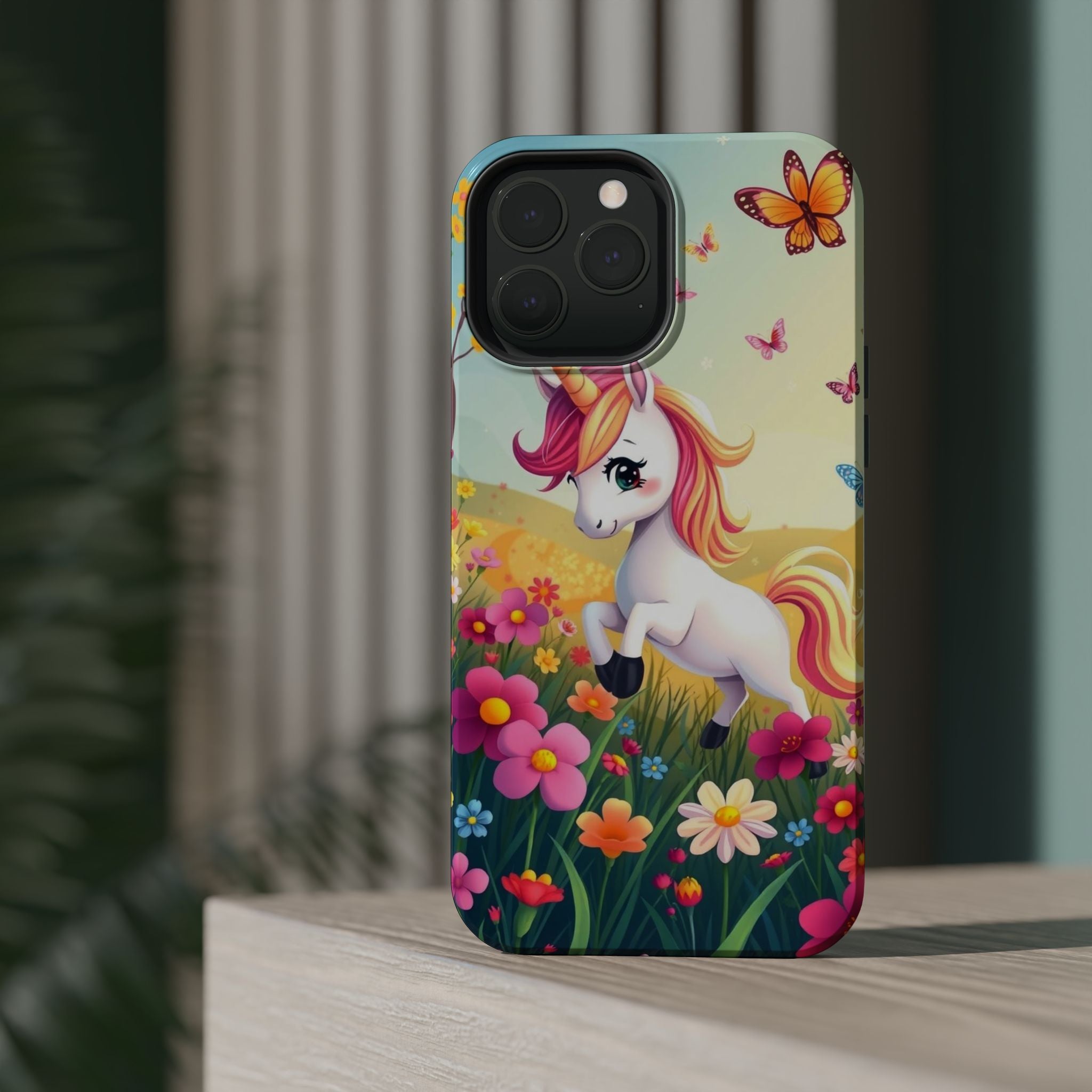 iPhone Magical Meadow Unicorn Kids Fun iPhone Phone Case Gift Slim · iPhone Case