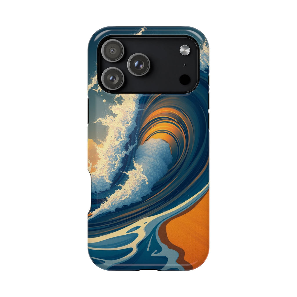 iPhone Ocean Wave Crash Dark Academia Slim Everyday Designer Case · iPhone Case