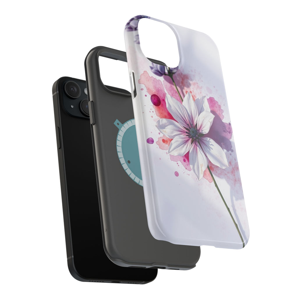 iPhone Floral Watercolor Splash Bold Art Slim Everyday iPhone 15 · iPhone Case
