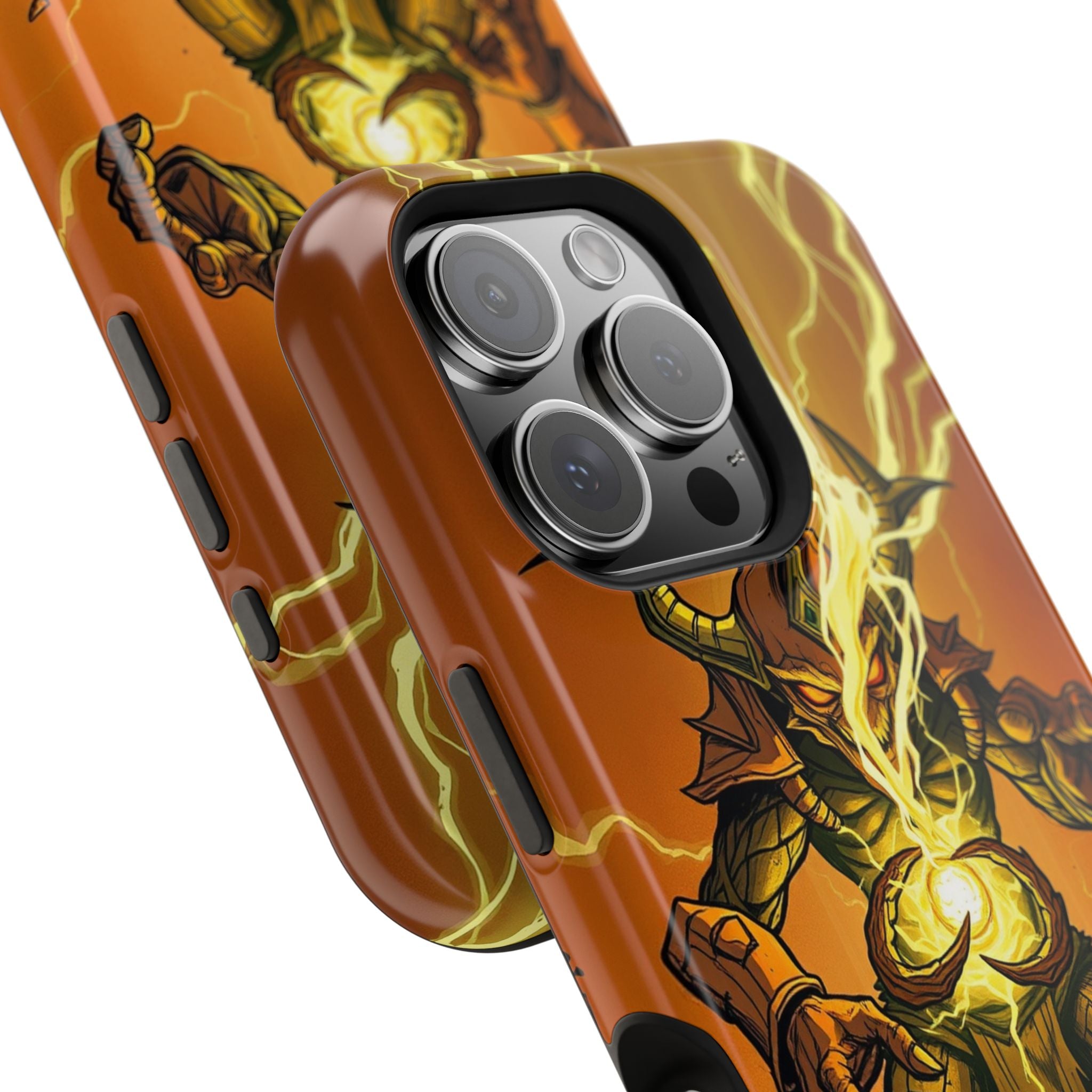 iPhone Burnt Orange And Sand Chaos Goblin Energy Clean Minimal Snap Case · iPhon