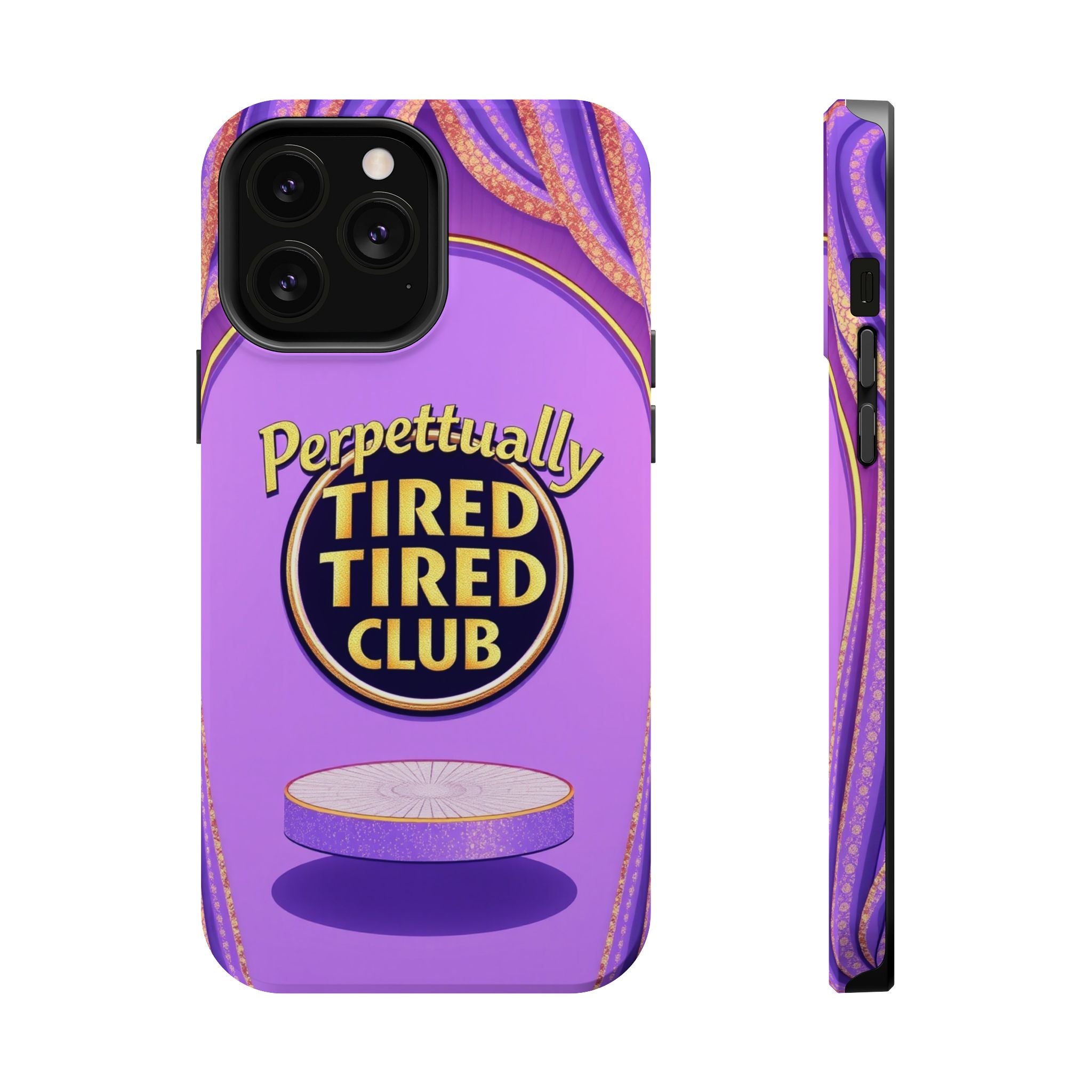 iPhone Perpetually Tired Club Bold Art Slim Everyday Designer Case · iPhone Case
