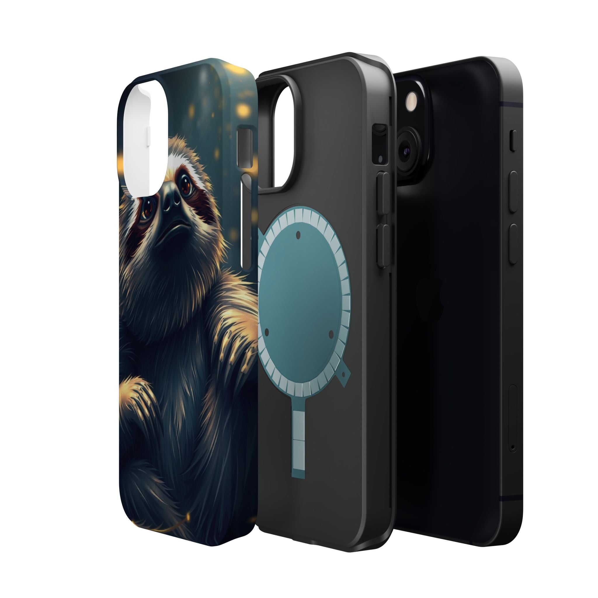 iPhone Vibrant Cozy Sloth Mode Design Slim Everyday Designer Case · iPhone Case