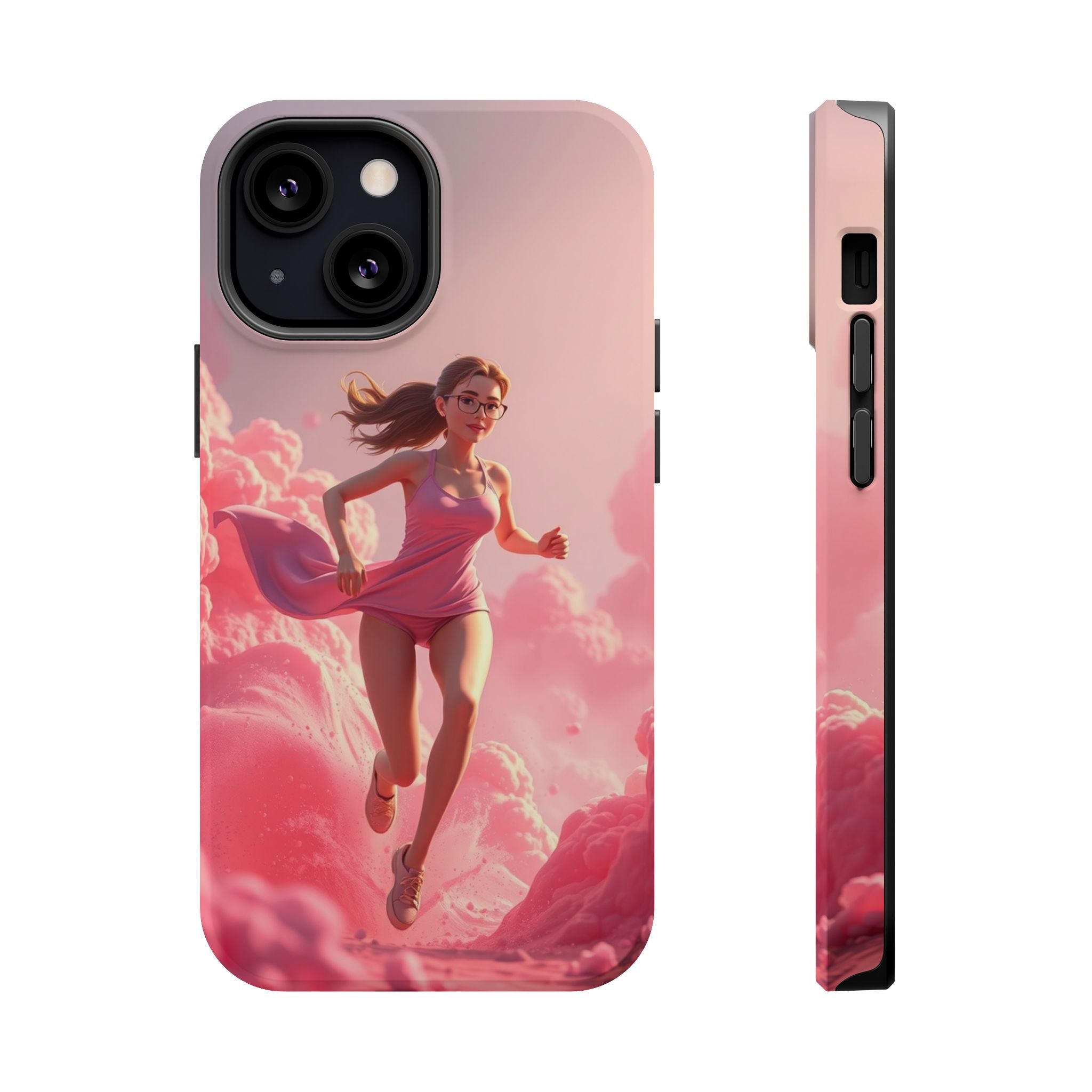 iPhone on Fumes 3D Digital Bold Modern Everyday Snap Case · iPhone Case