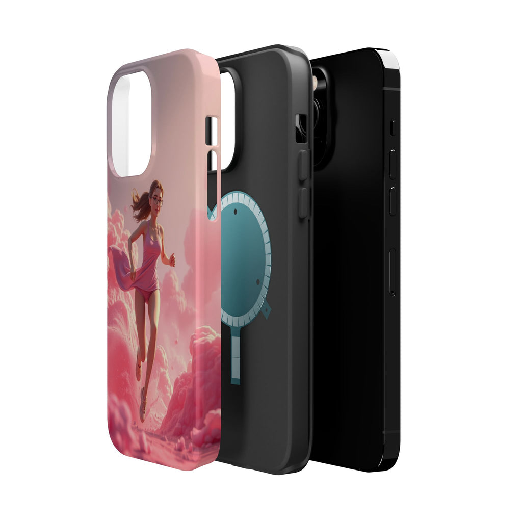 iPhone on Fumes 3D Digital Bold Modern Everyday Snap Case · iPhone Case