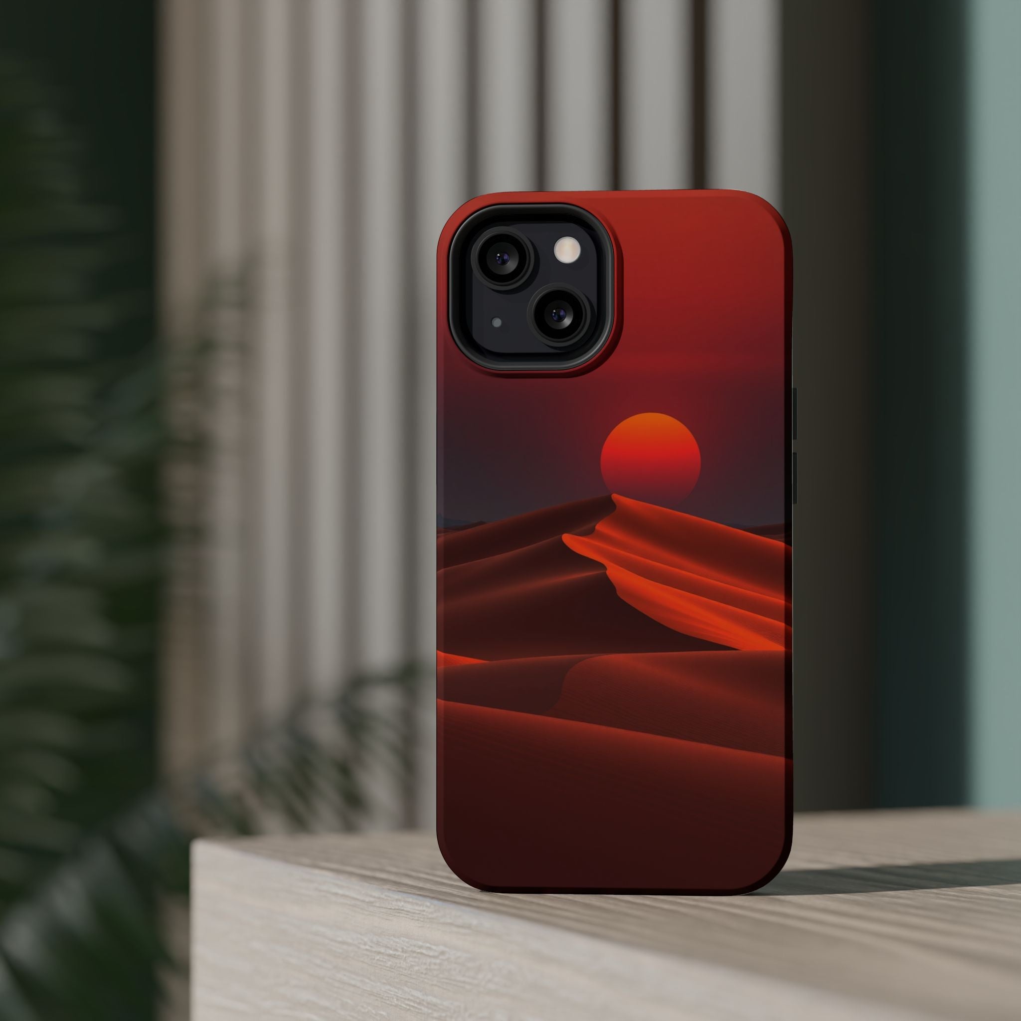 iPhone Sand Dunes at Dusk Electric Art Slim Everyday Designer Case · iPhone Case