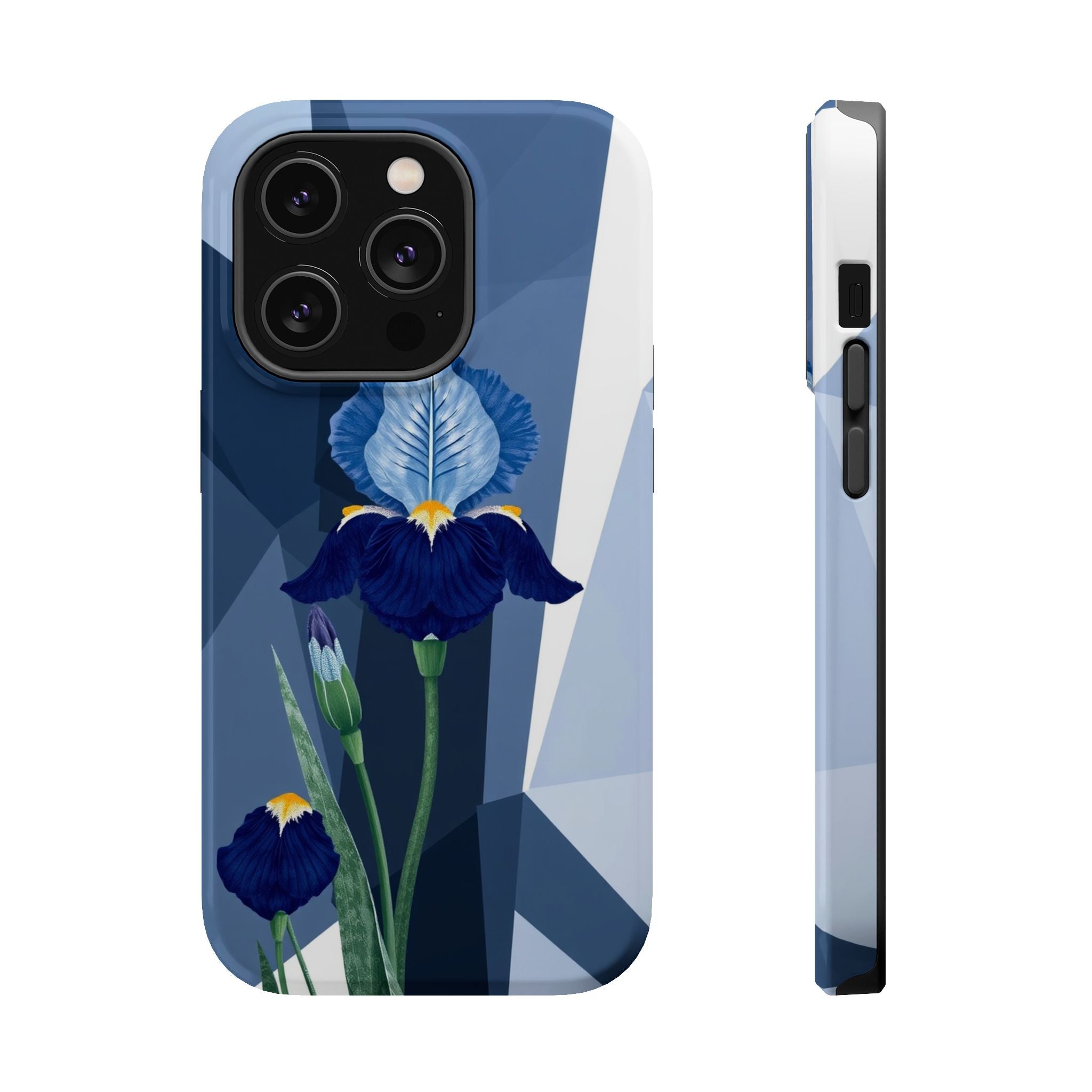iPhone Earthy Iris Garden Design Bold Modern Everyday Snap Case · iPhone Case