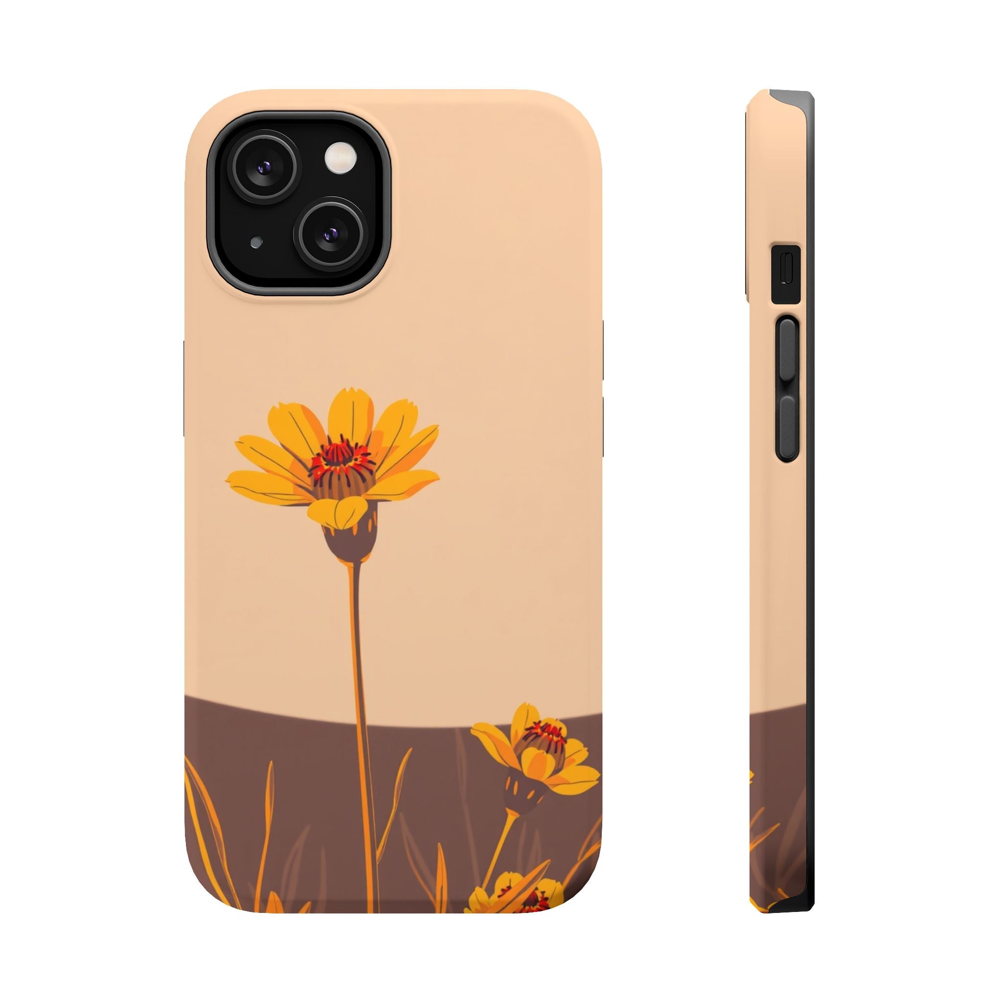iPhone Serene Desert Flower Design Bold Modern Everyday Snap Case · iPhone Case