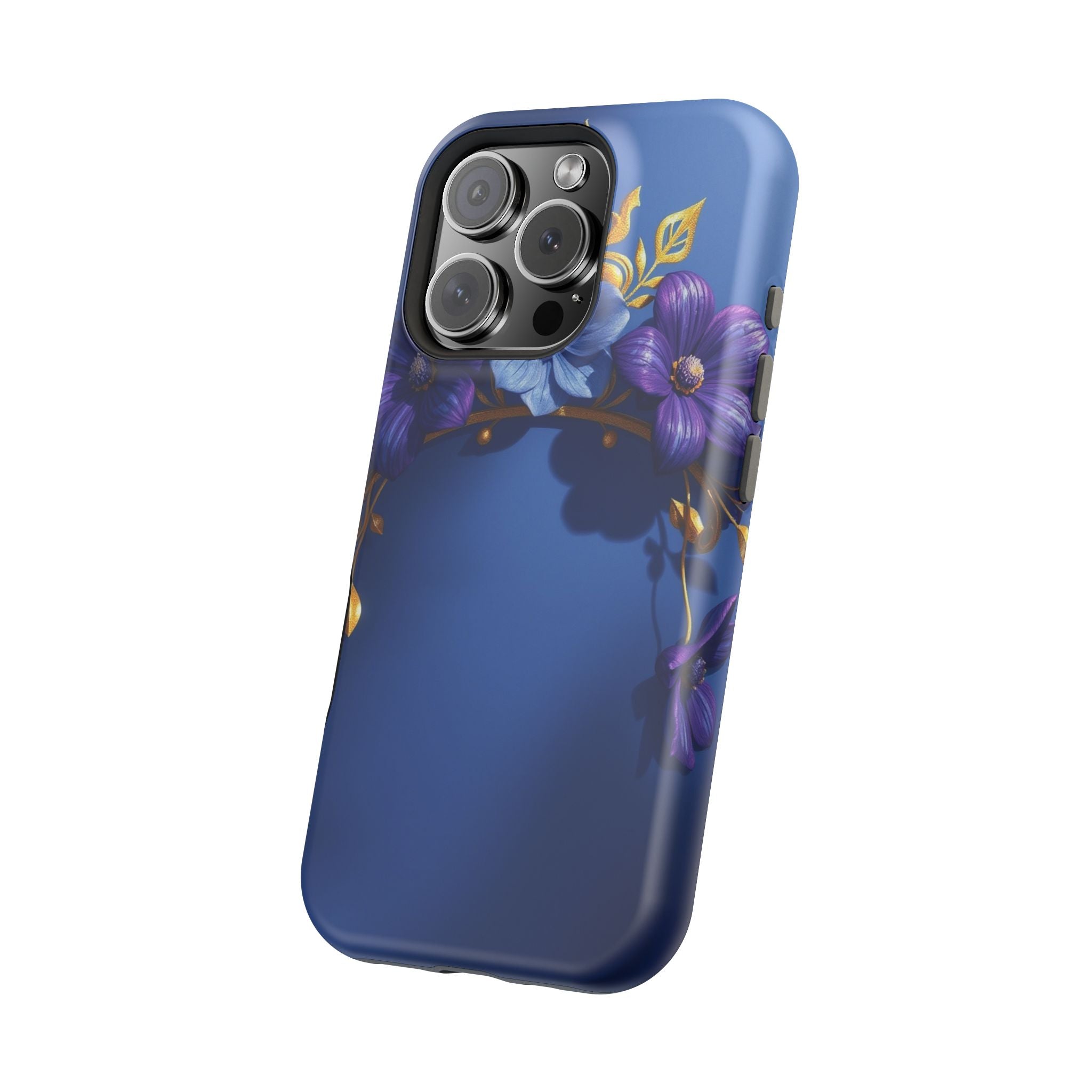 iPhone Vibrant Floral Crown Design 14 Slim Everyday Designer Case · iPhone Case