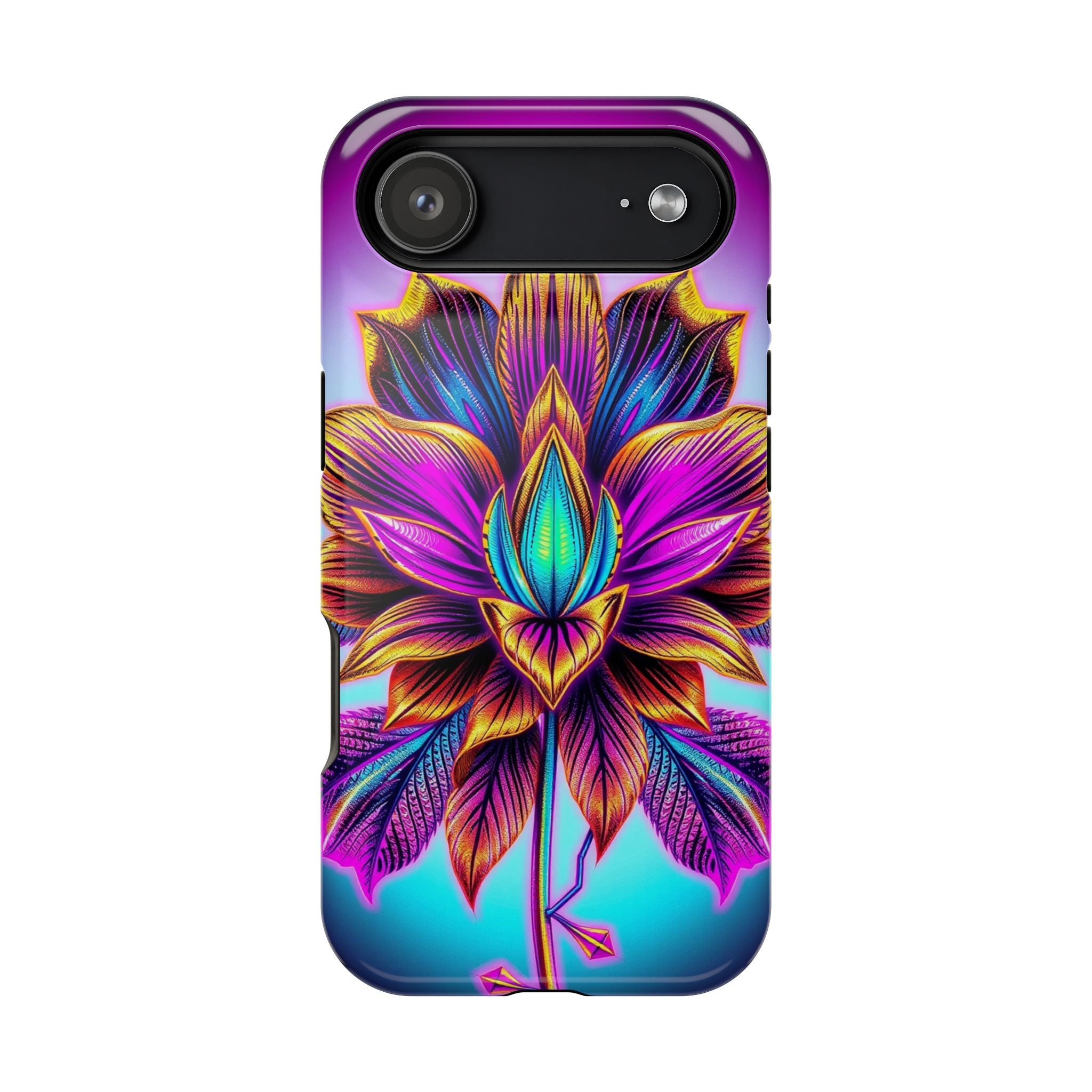 iPhone Floral Gold Foil Mystic Art Bold Modern Everyday Snap Case · iPhone Case