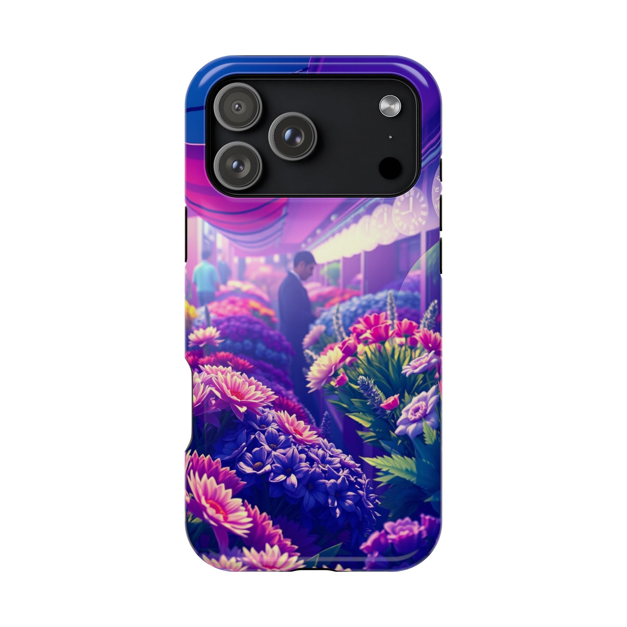 iPhone Flower Market Enchanted Art Bold Modern Everyday Snap Case · iPhone Case