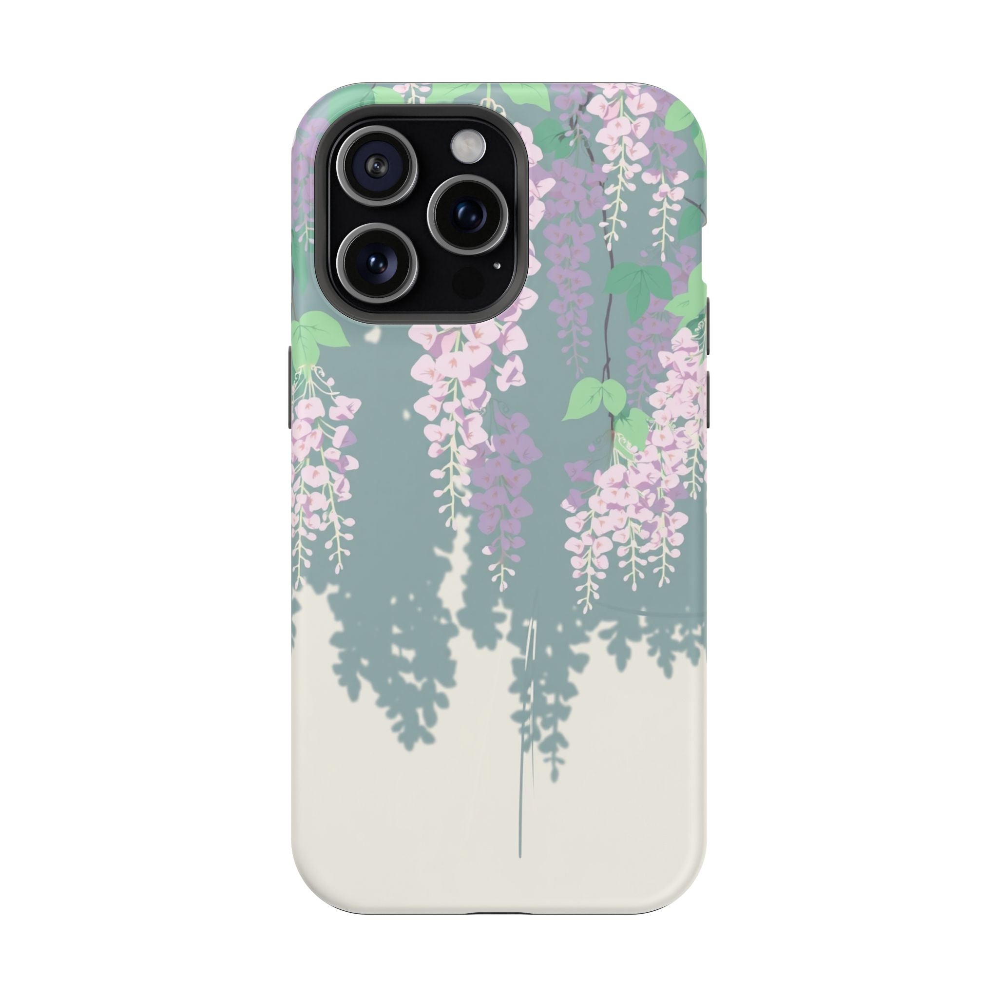 iPhone Dreamy Wisteria Cascade Design Slim Everyday Designer Case · iPhone Case