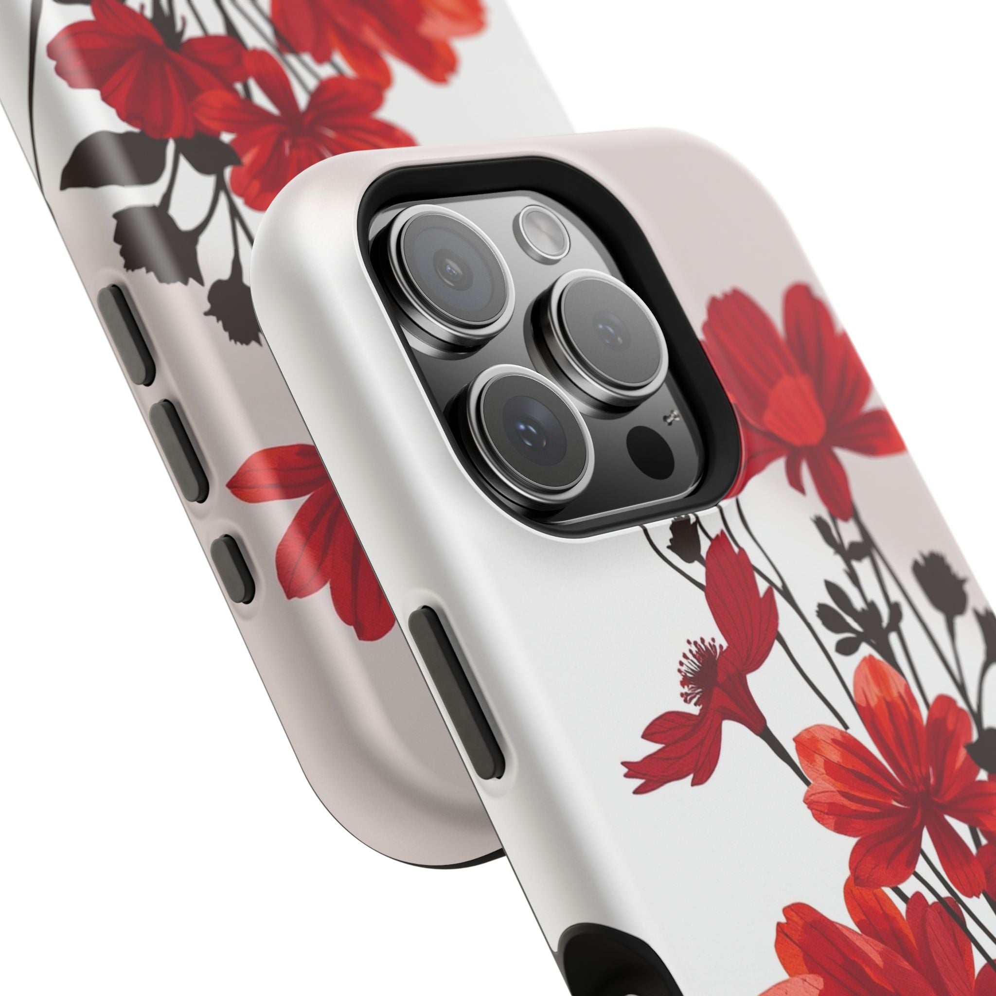 iPhone Floral Silhouette Cinematic Art Slim Snap Case · iPhone Case