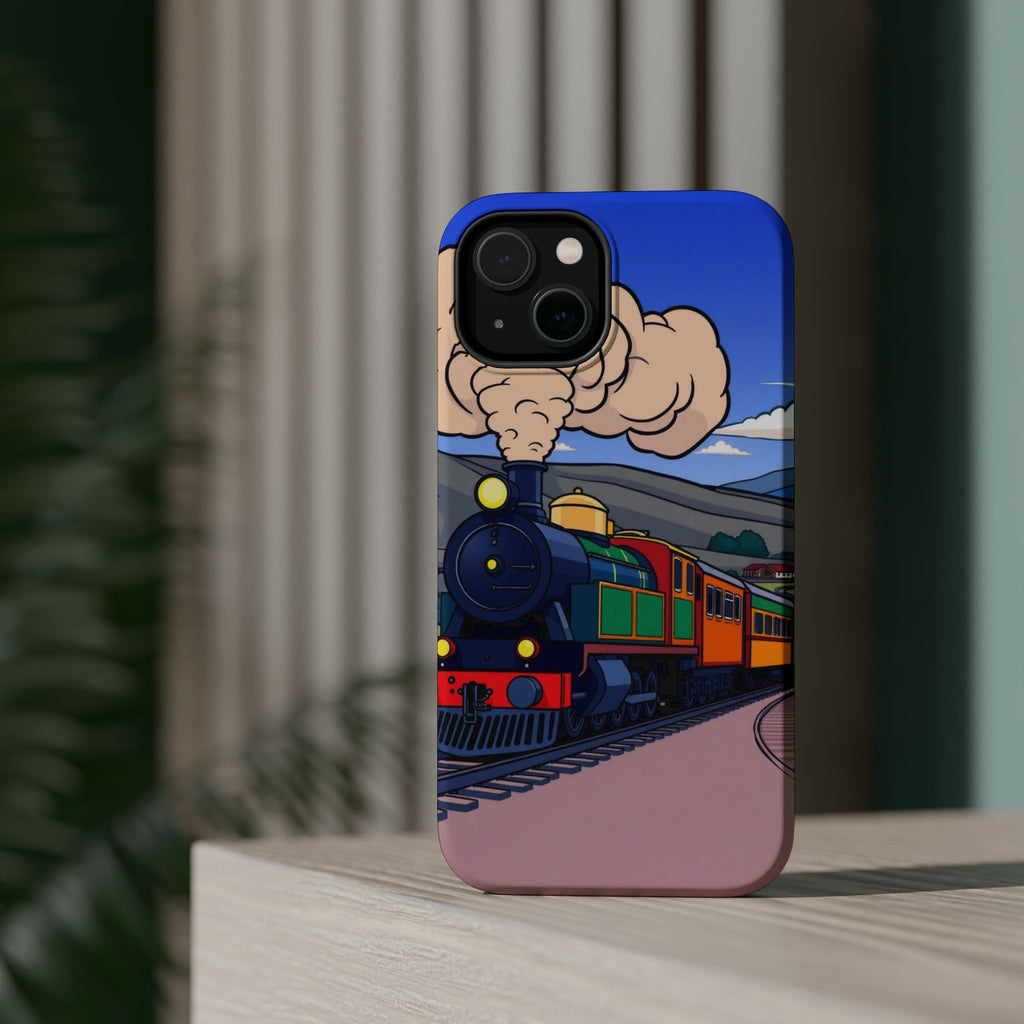 iPhone Steam Locomotive Puff Kids Fun iPhone Phone Case Gift Slim · iPhone Case