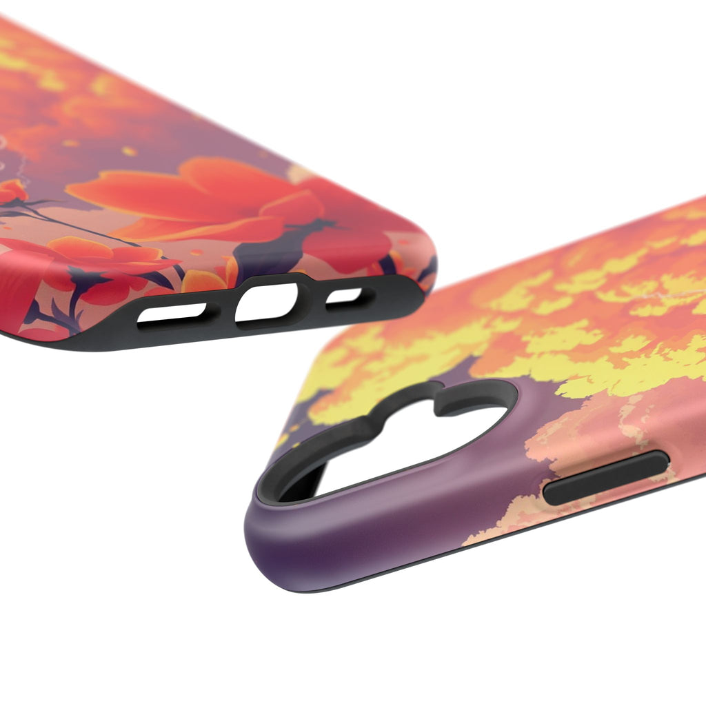 iPhone Sunset Amber And Peach Petal Storm Slim iPhone Everyday Designer · iPhone