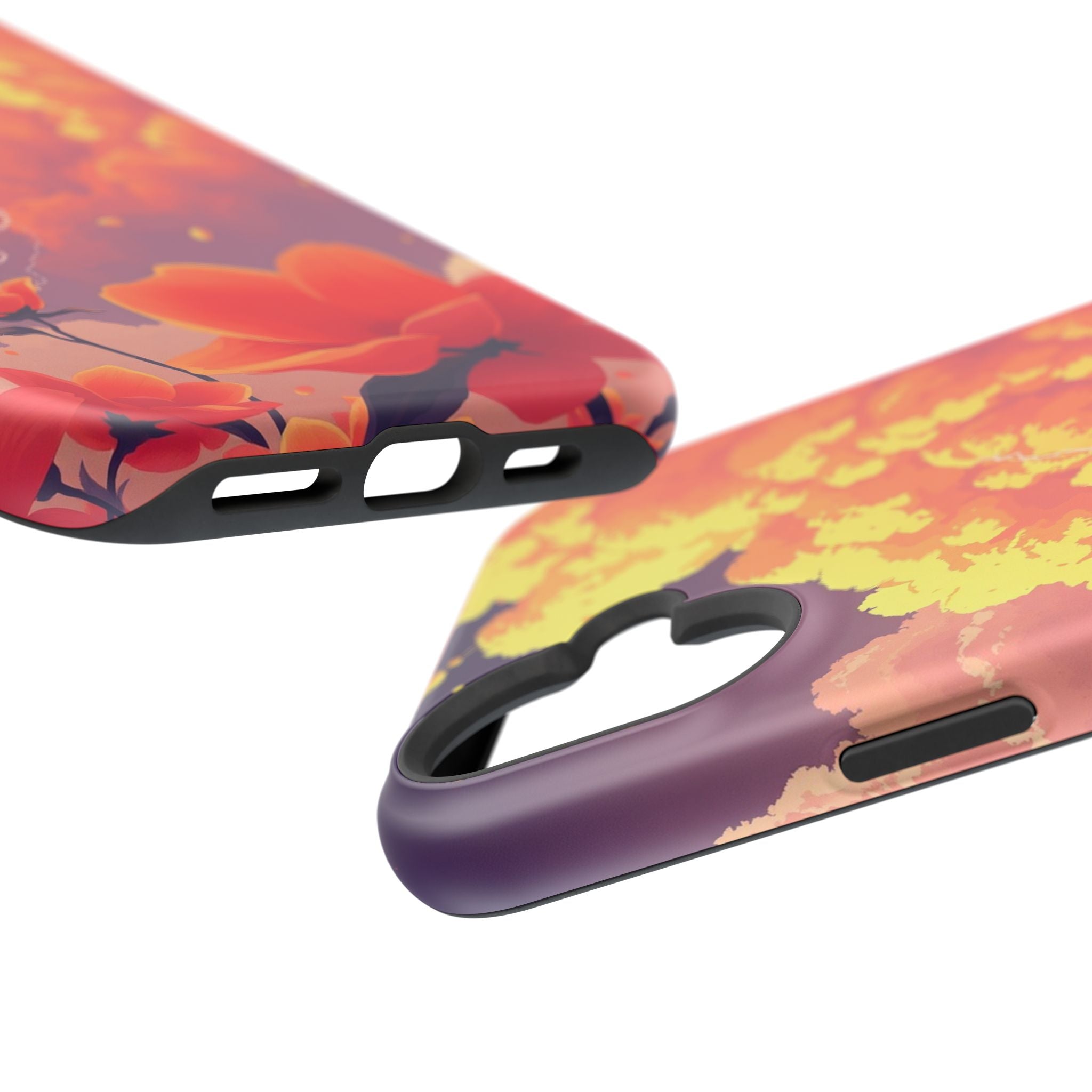 iPhone Sunset Amber And Peach Petal Storm Slim iPhone Everyday Designer · iPhone