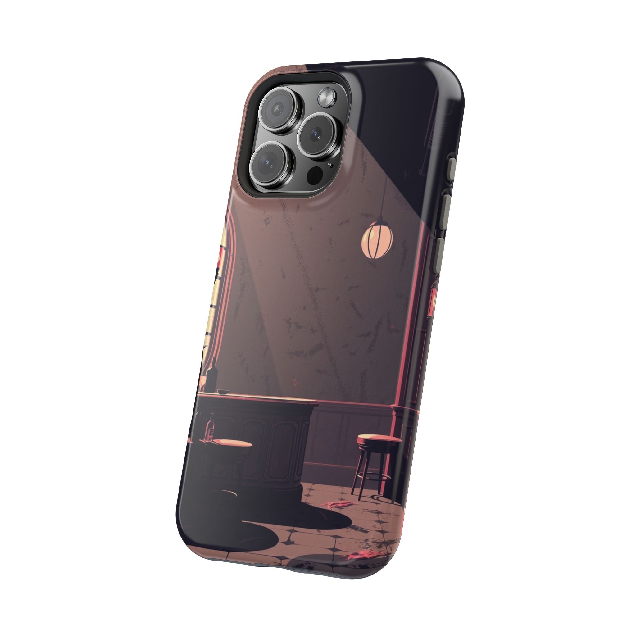 iPhone Speakeasy Dark Grunge Distressed Slim Everyday Designer Case · iPhone Cas