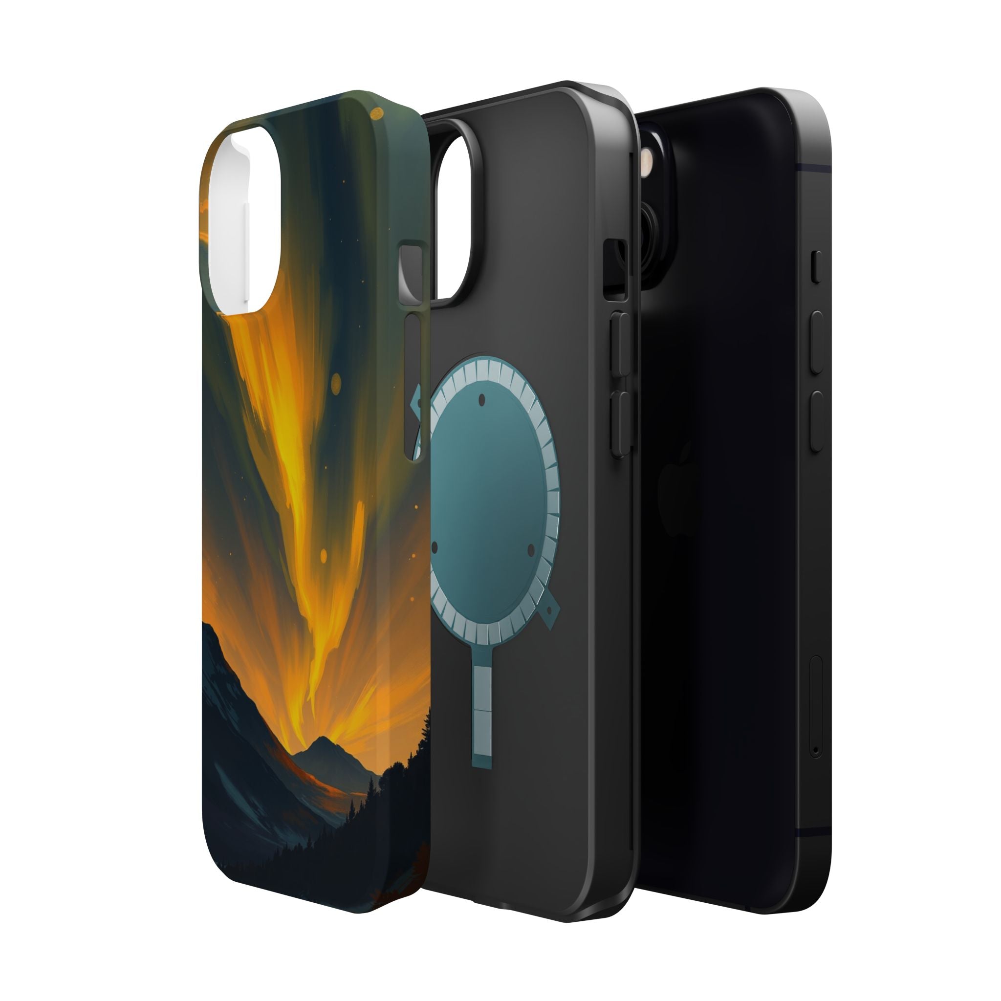 iPhone Serene Northern Lights Design Slim Everyday Designer Case · iPhone Case
