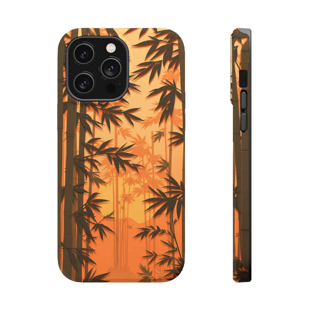 iPhone Earthy Bamboo Grove Design 12 Slim Everyday Designer Case · iPhone Case