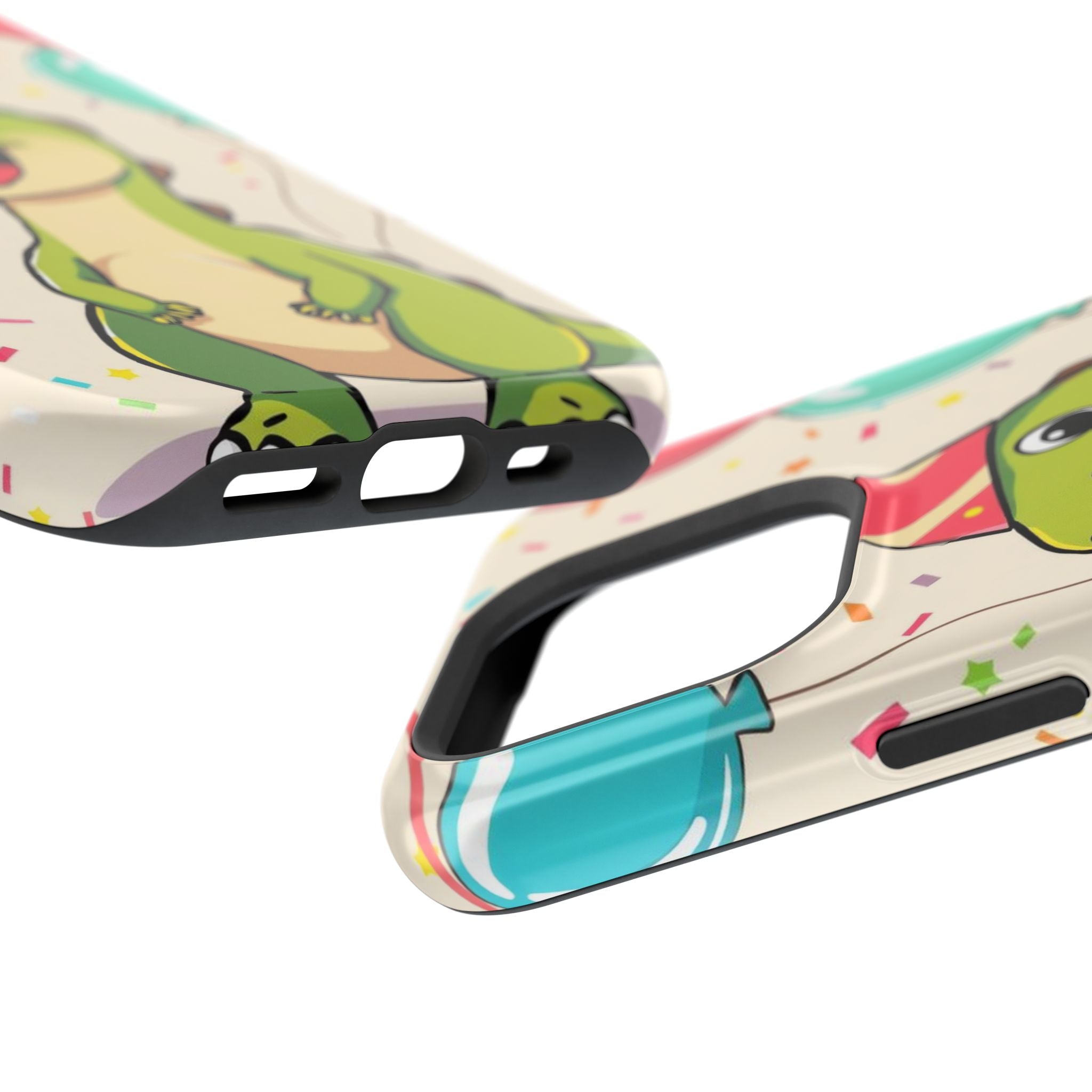 iPhone Dino with Party Hat Kids Fun Phone Case Gift Slim Snap Case · iPhone Case