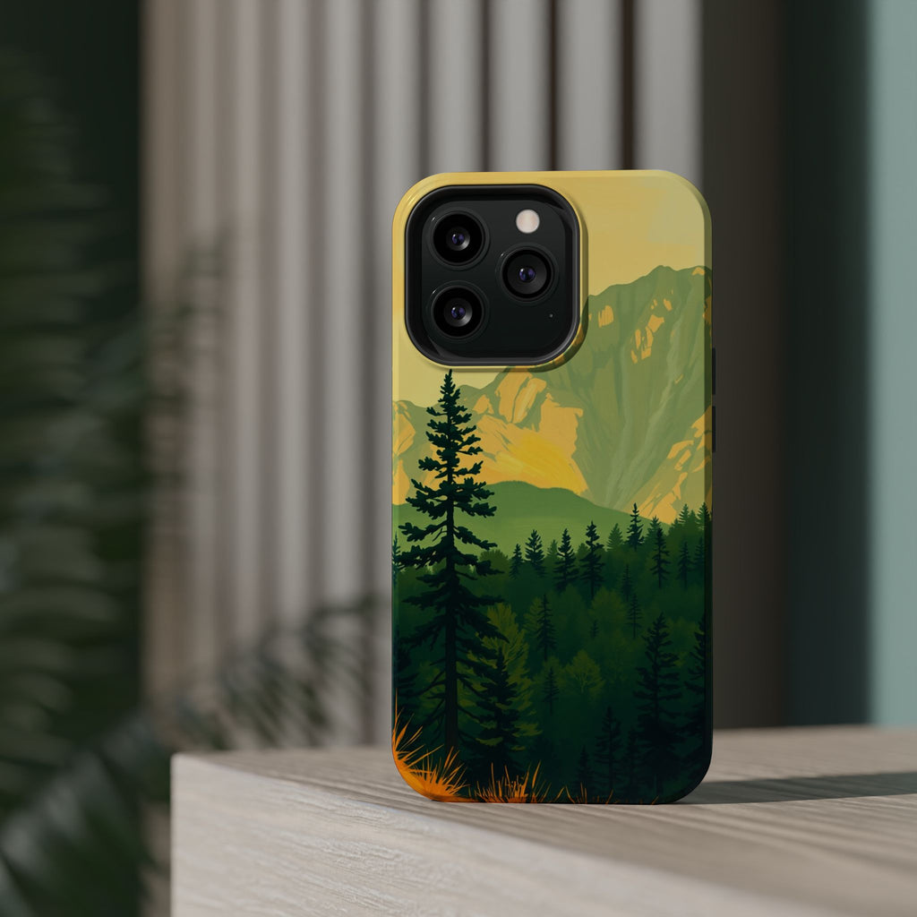 iPhone Pine Ridge Oil Painting Impressionist Slim iPhone Everyday · iPhone Case