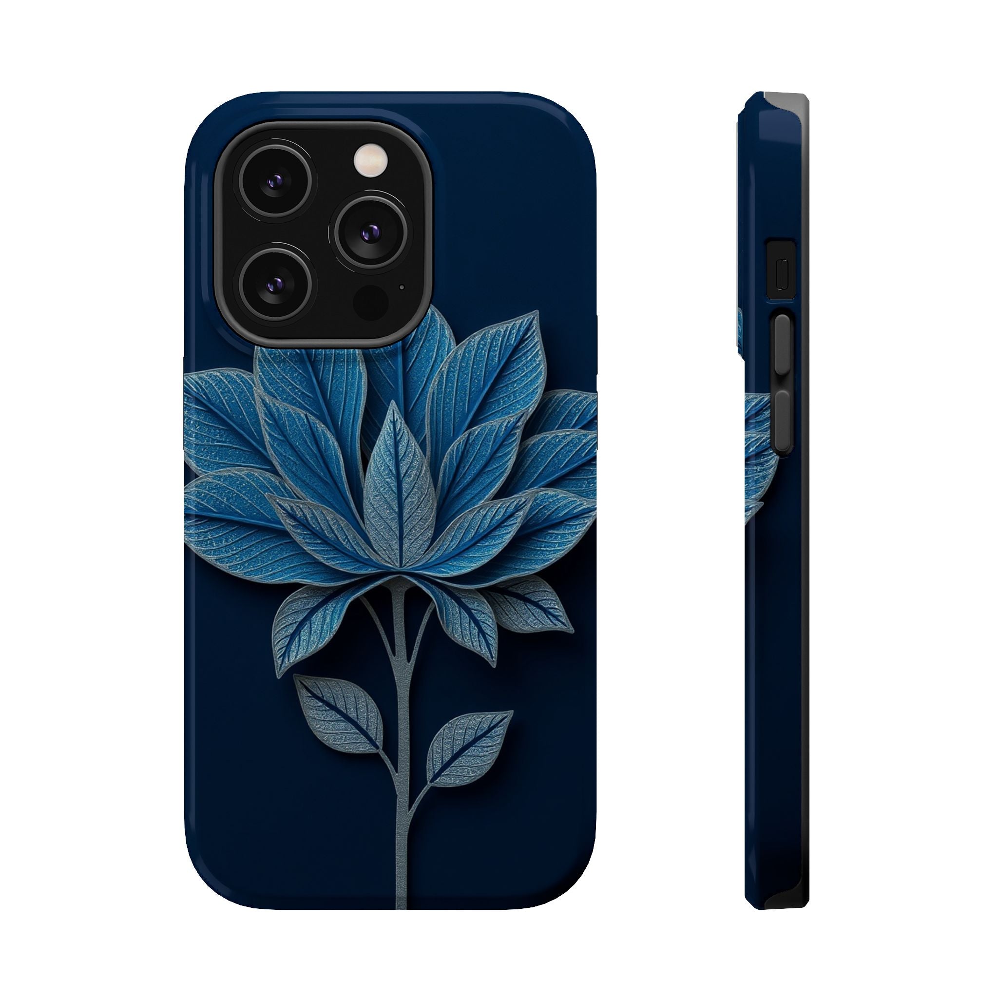 iPhone Night Bloomer Paper Cut Art Bold Modern Everyday Snap Case · iPhone Case