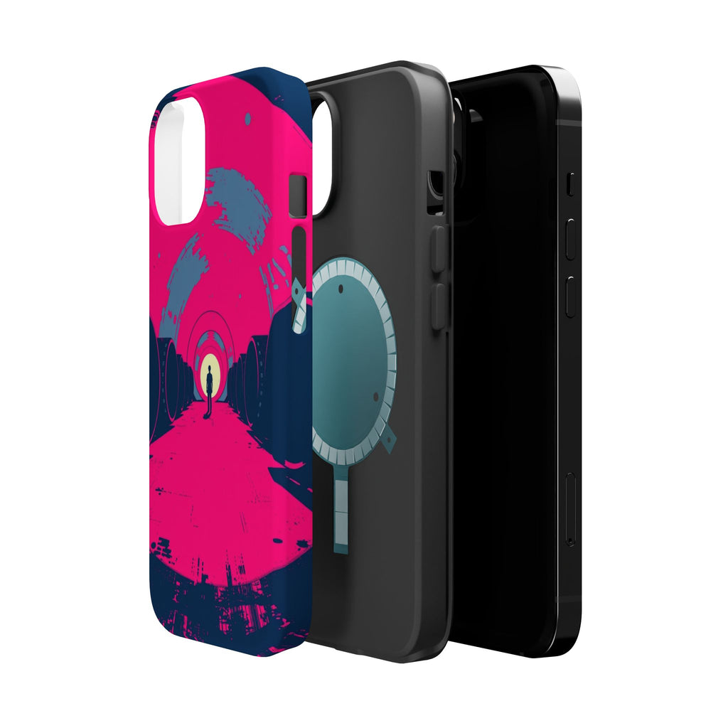 iPhone 1960s Mod Circles Bold Art Bold Modern Everyday Snap Case · iPhone Case