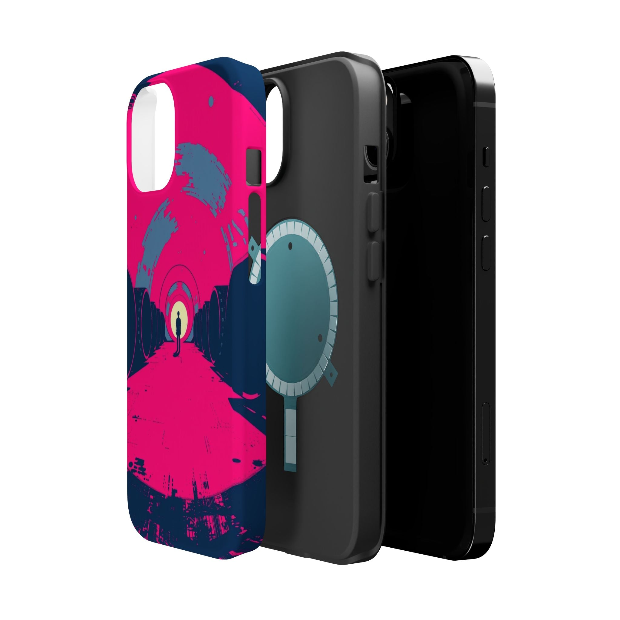 iPhone 1960s Mod Circles Bold Art Bold Modern Everyday Snap Case · iPhone Case