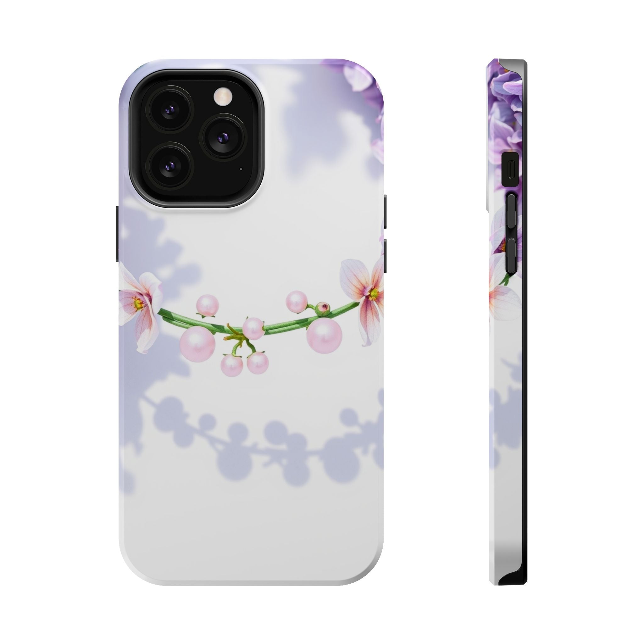 iPhone Vibrant Floral Crown Design Clean Minimal Snap Cas Slim Snap Case · iPhon
