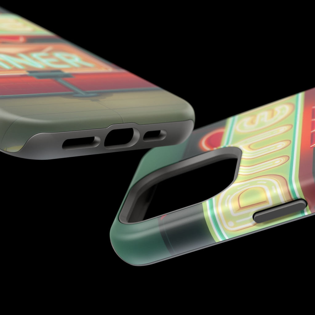 iPhone Neon Diner Sign Mystic Art Bold Modern Everyday Snap Case · iPhone Case
