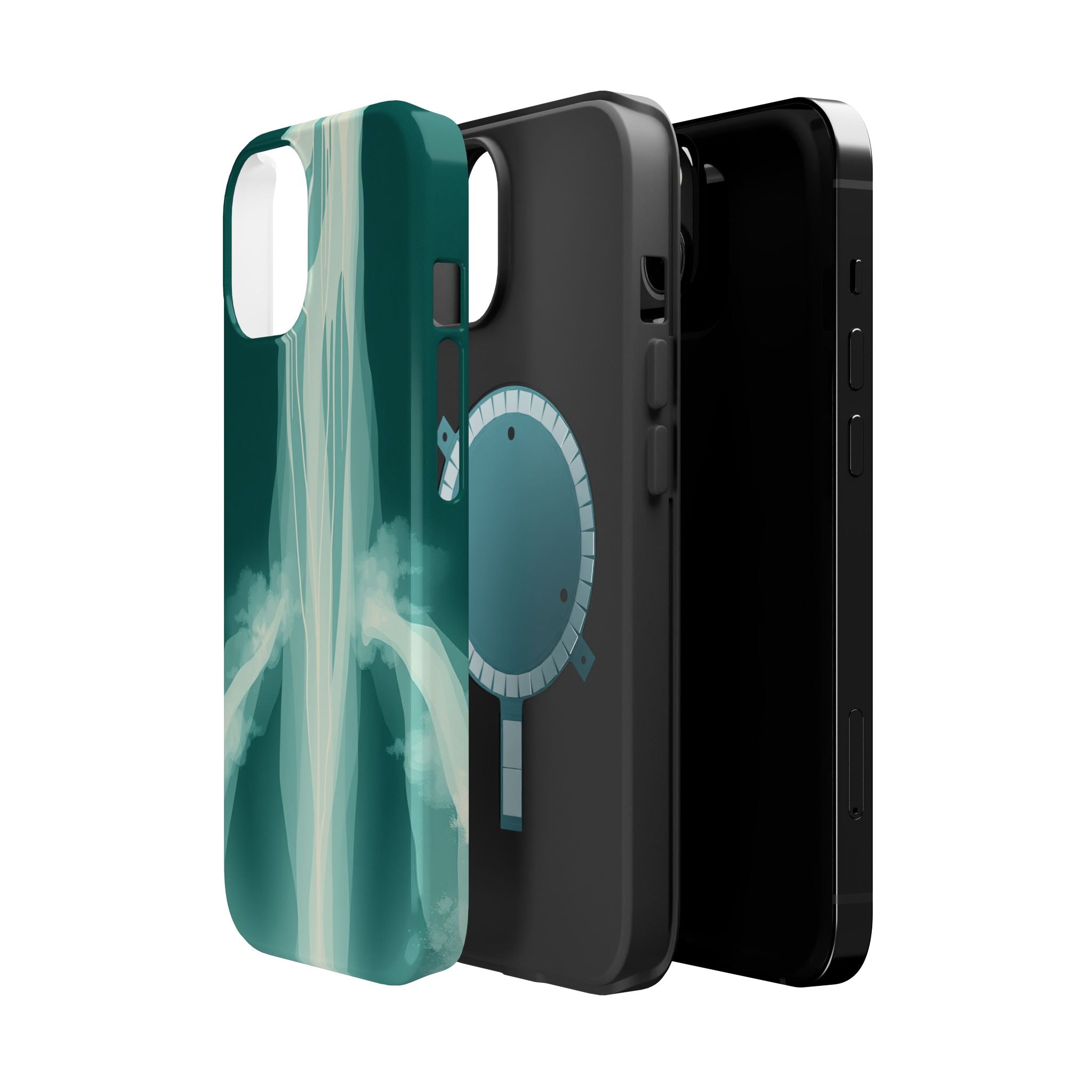 iPhone Sage And Ivory Waterfall Mist Slim Everyday Designer Case · iPhone Case
