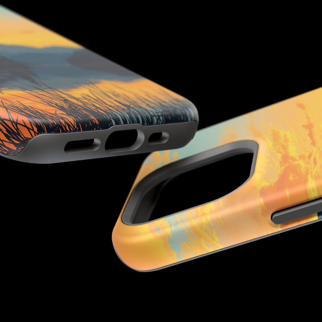 iPhone Lake at Twilight Oil Painting Impressionist iPhone Artistic · iPhone Case